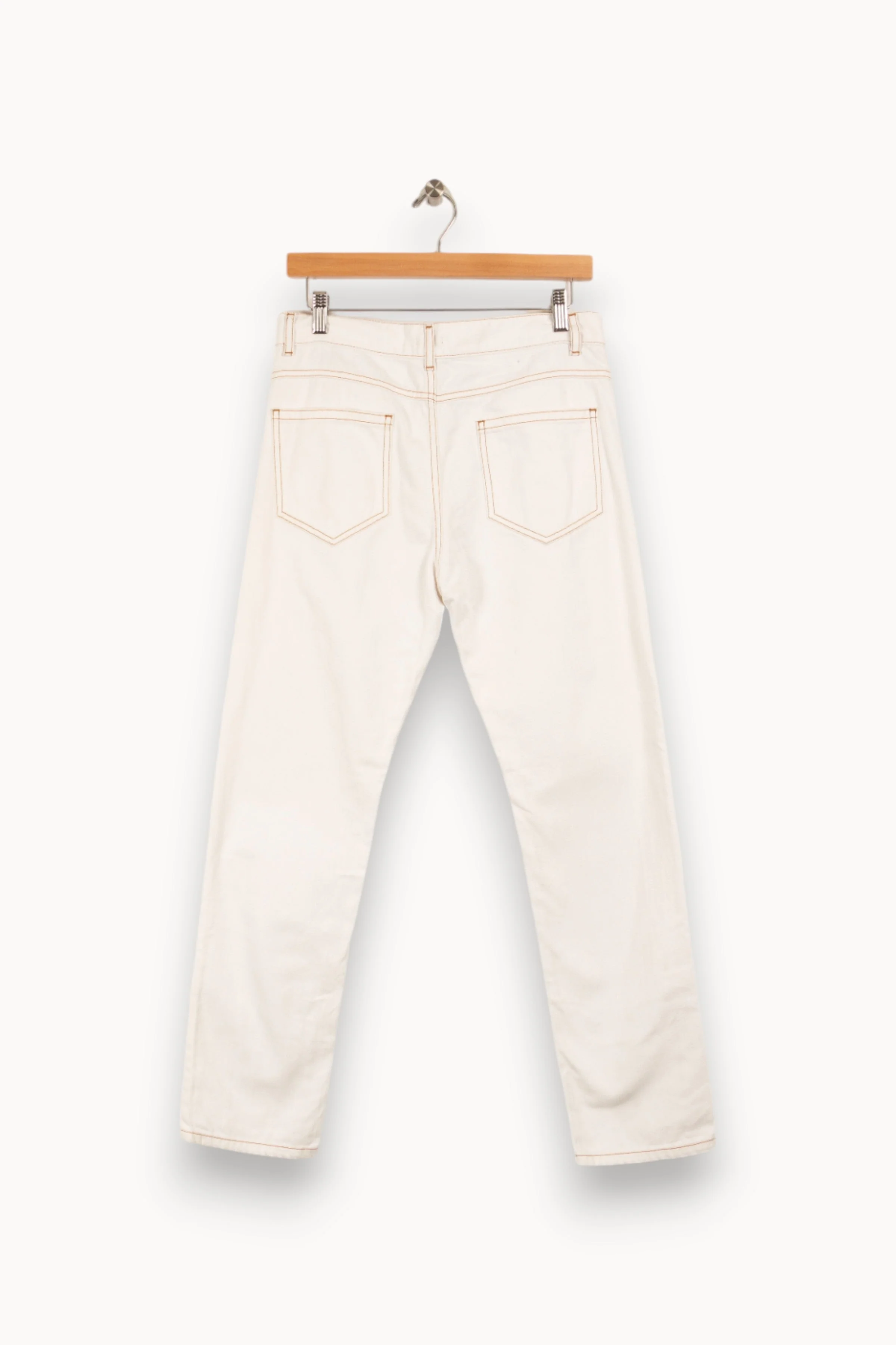 Jean blanc - Taille M/38 - Image 4