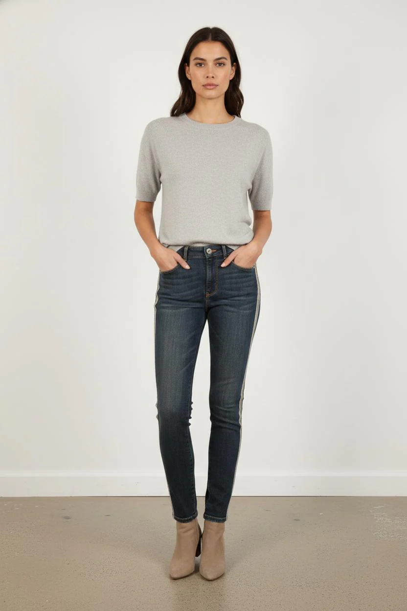 Jean Bleu et Beige - Taille S/36