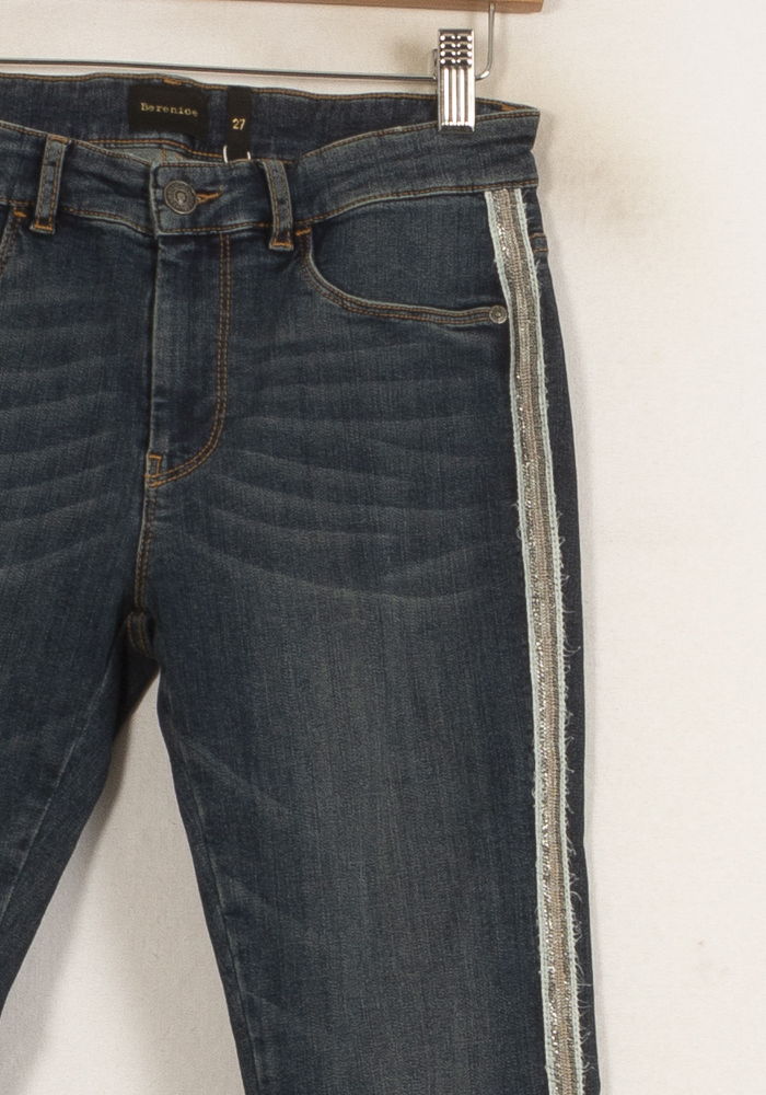 Jean Bleu et Beige - Taille S/36 - Image 3
