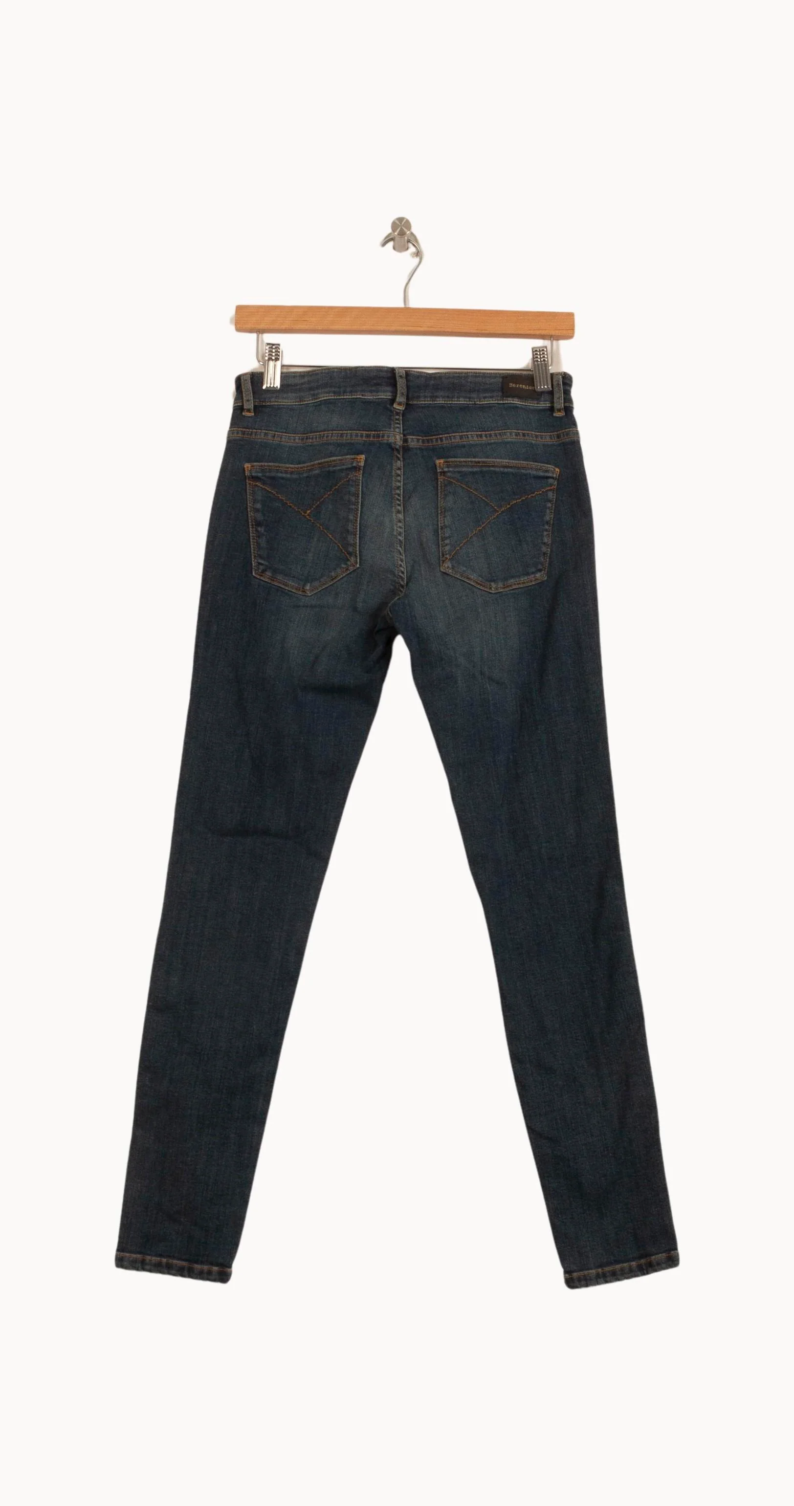 Jean Bleu et Beige - Taille S/36 - Image 4
