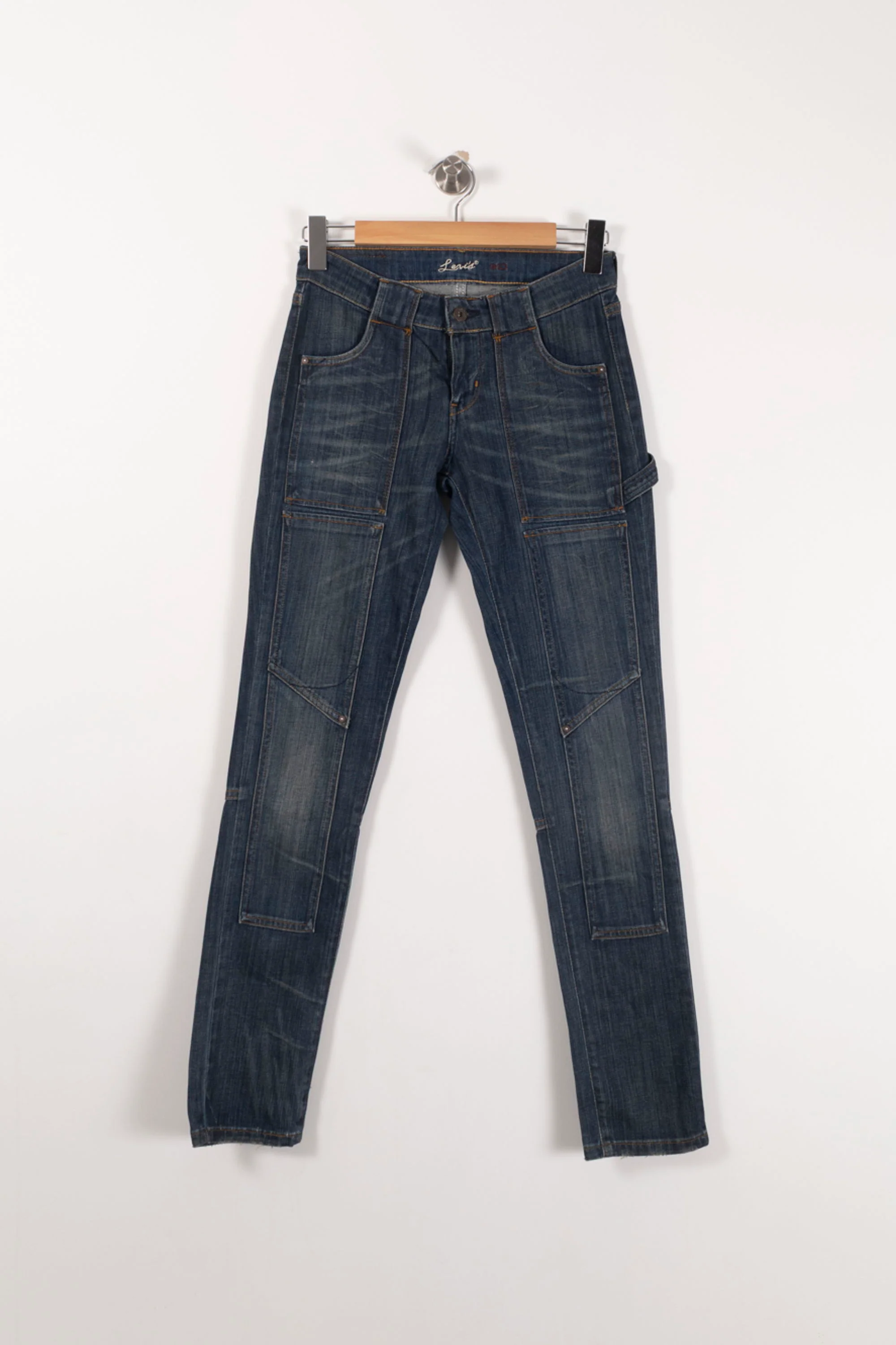 Jean Cargo Bleu - Taille S/36 - Image 2