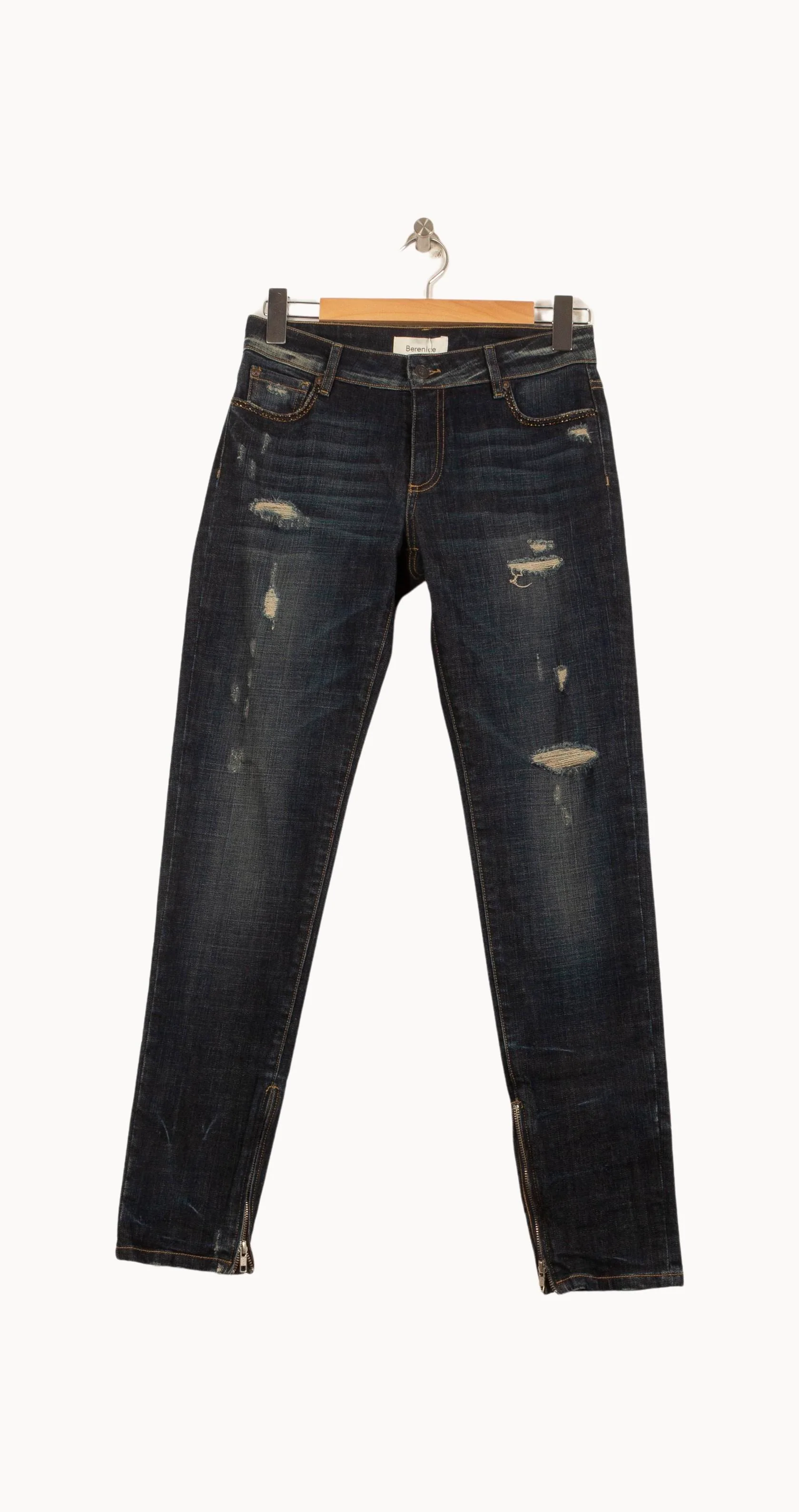 Jean Délavé Bleu - Taille S/36 - Image 2