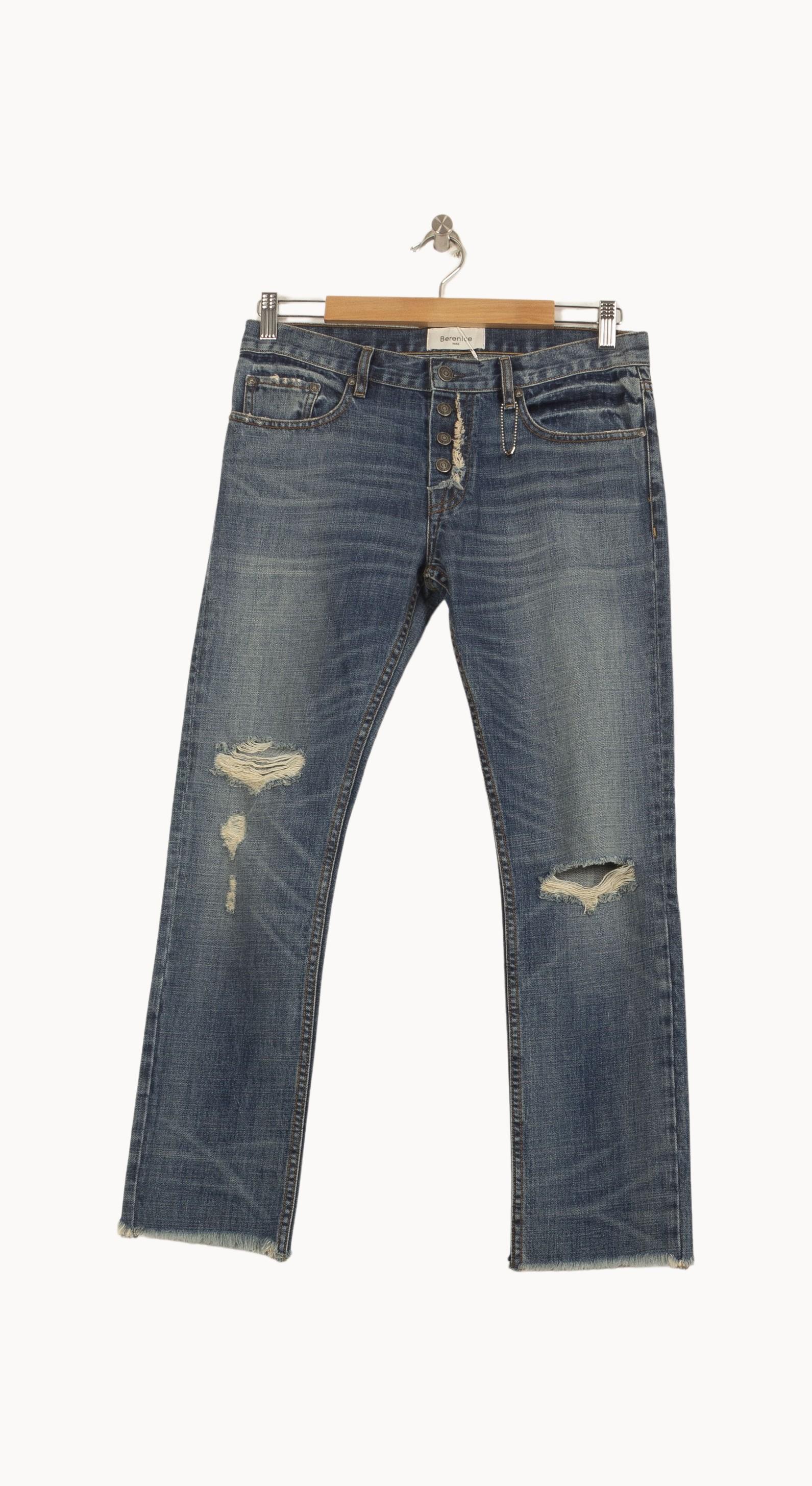 Jean Délavé Bleu - Taille S/36 - Image 2
