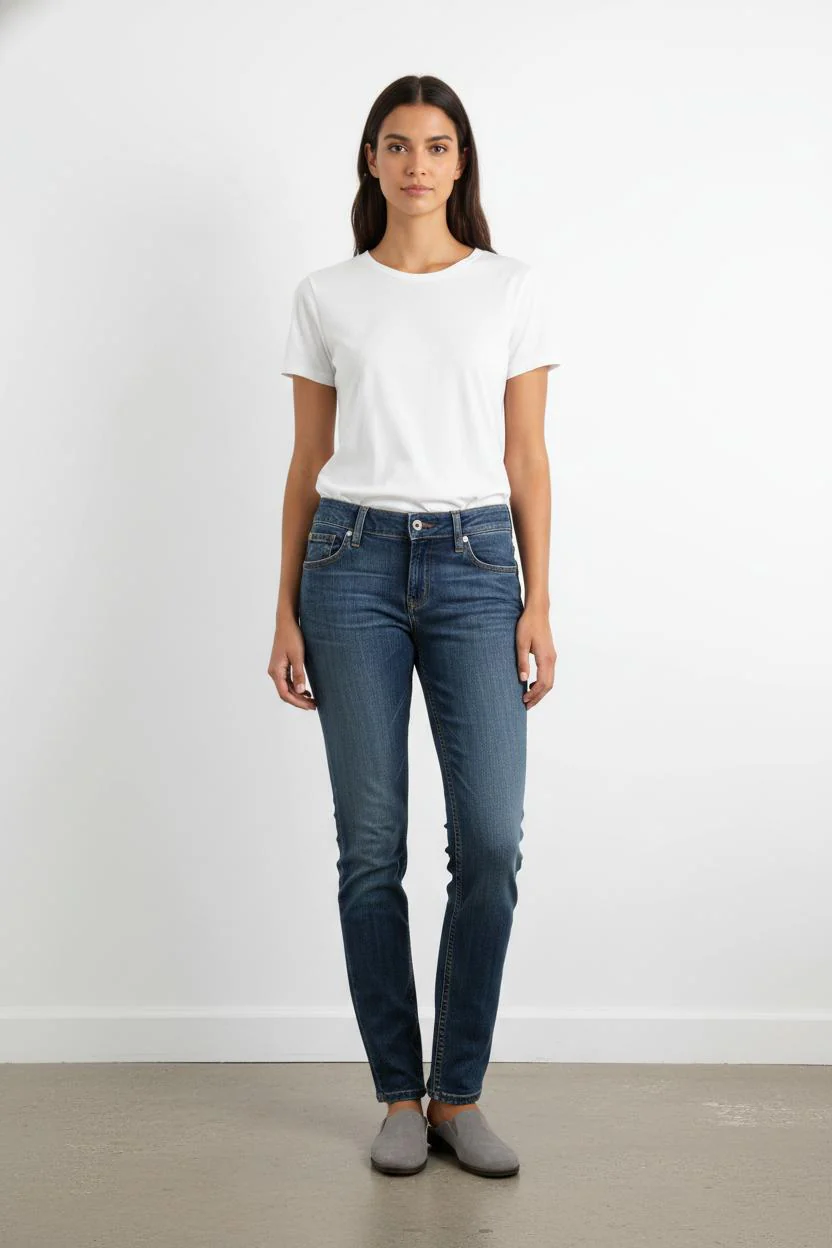 Jean Droit Bleu - Taille S/36