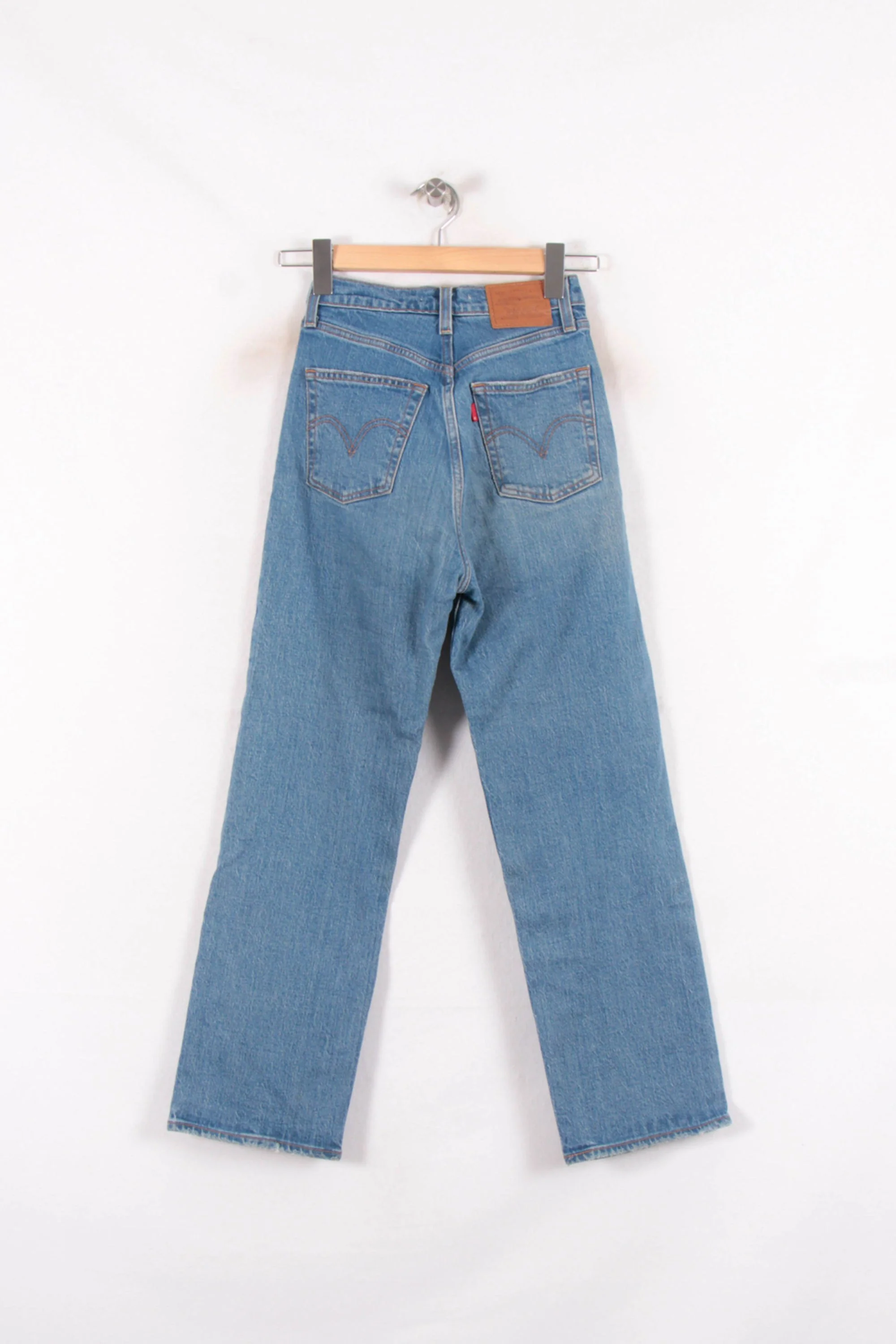 Jean Droit Bleu - Taille XS/34 - Image 4