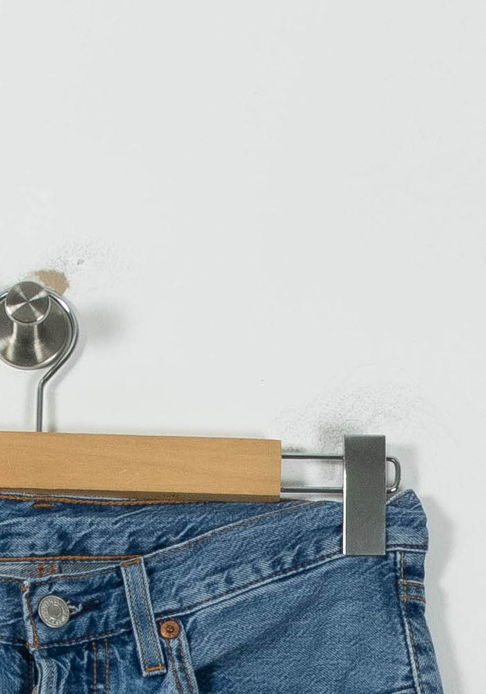 Jean Droit Déchiré Bleu - Taille XS/34 - Image 3