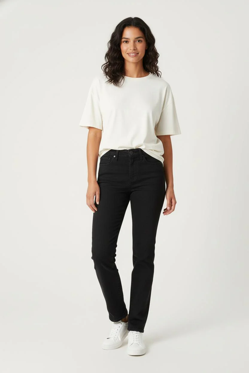 Jean Droit Gris - Taille XS/34