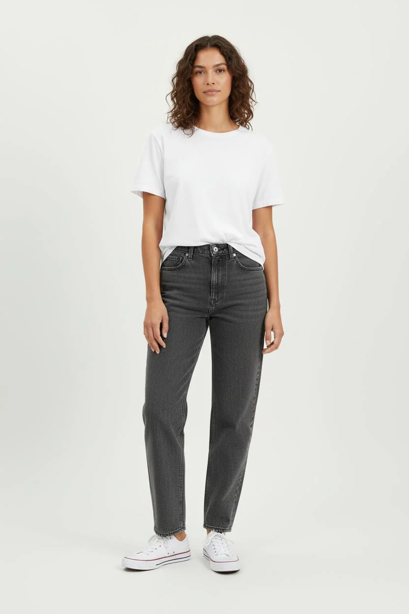 Jean Droit Gris - Taille XS/34