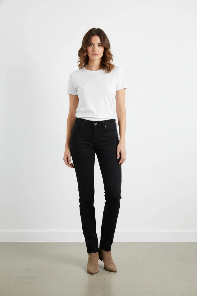Jean Droit Noir - Taille M/38