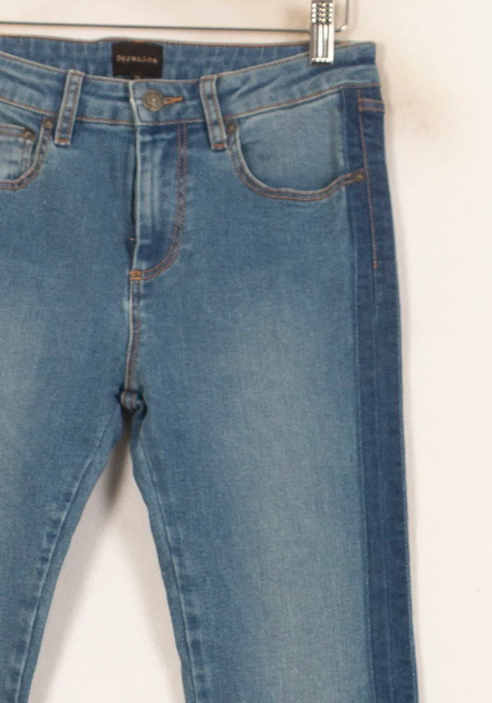 Jean Évasé Bleu et Bleu Foncé - Taille S/36 - Image 3
