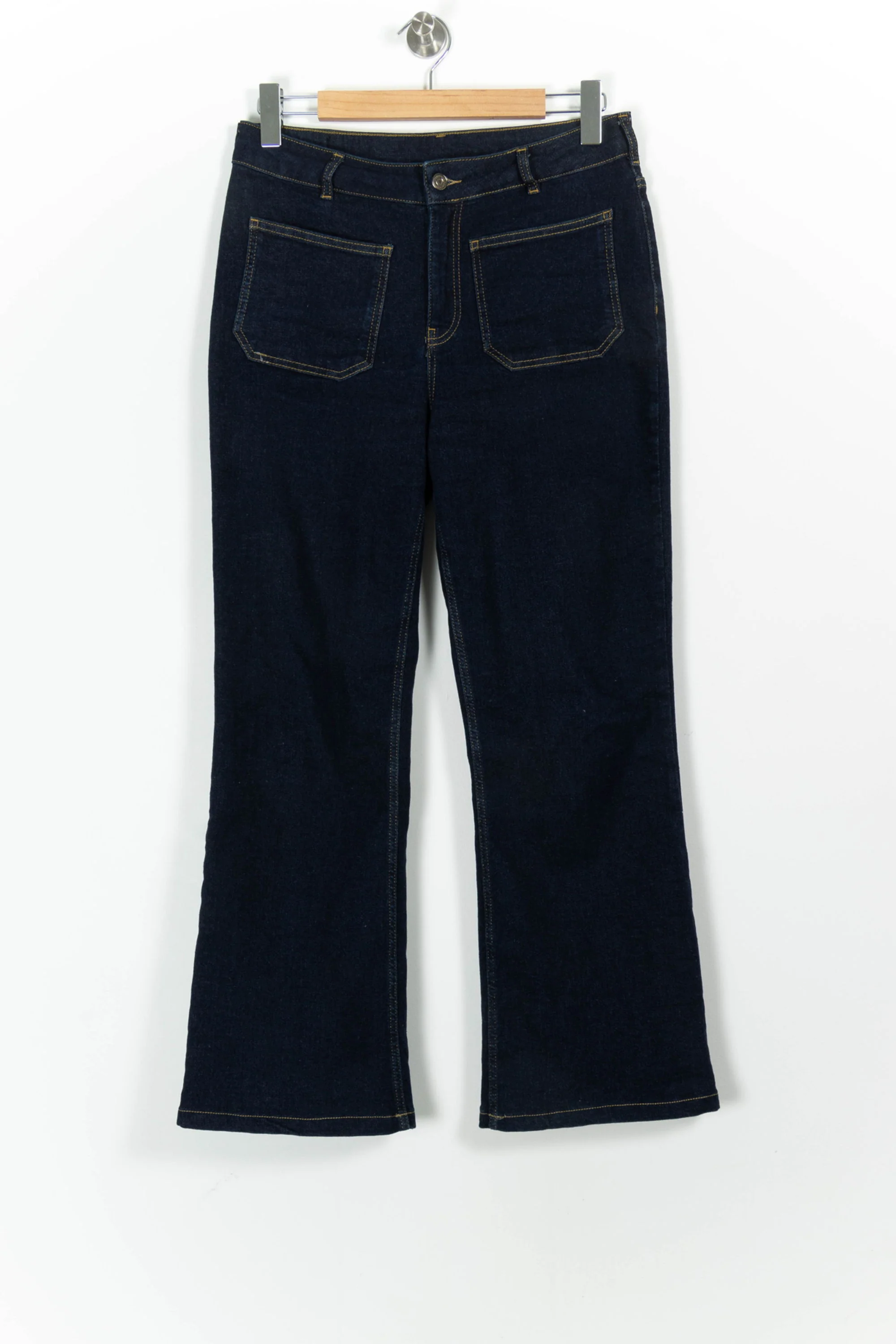Jean Évasé Bleu - Taille L/40 - Image 2
