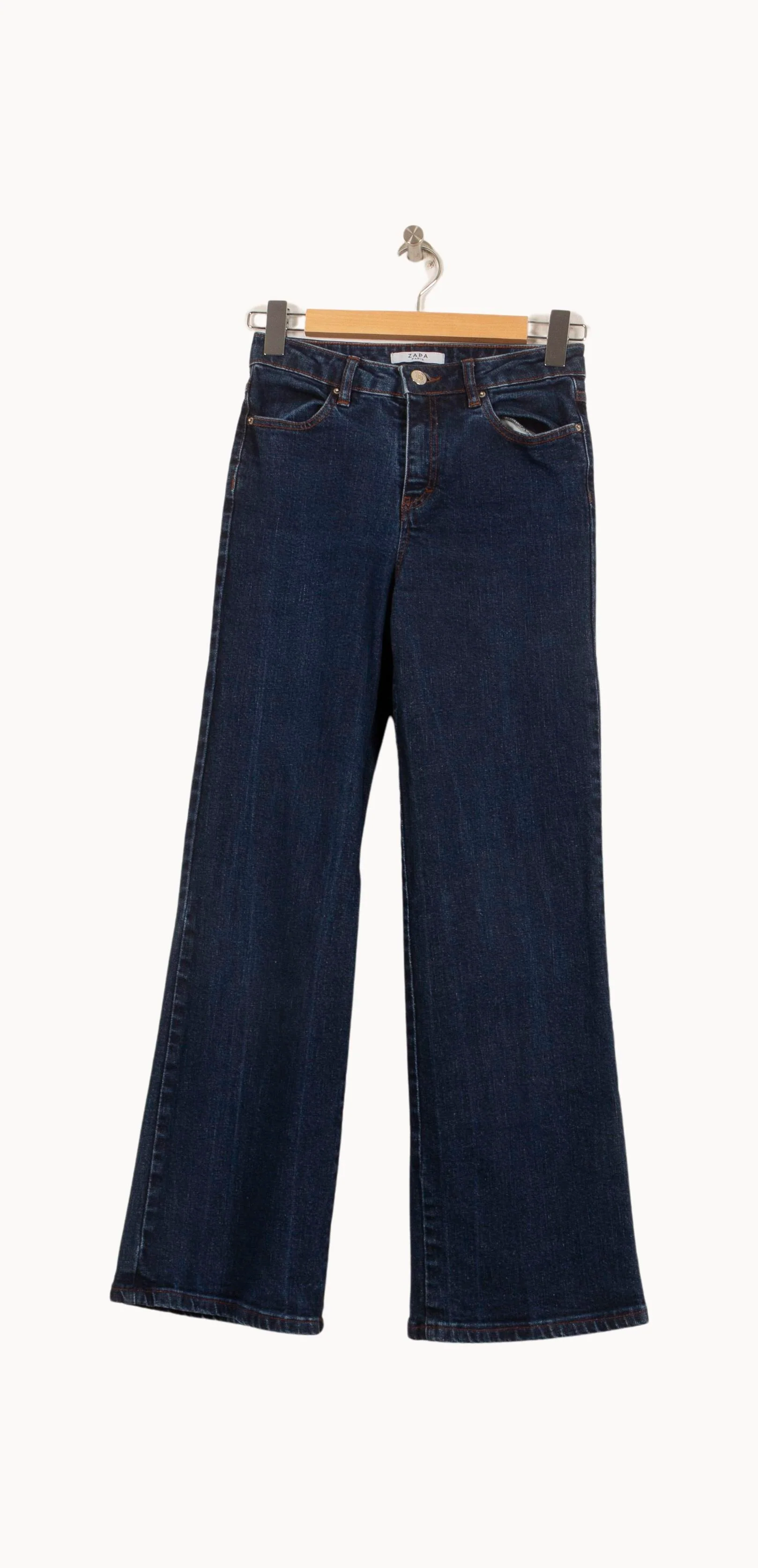 Jean Évasé Bleu - Taille M/38 - Image 2