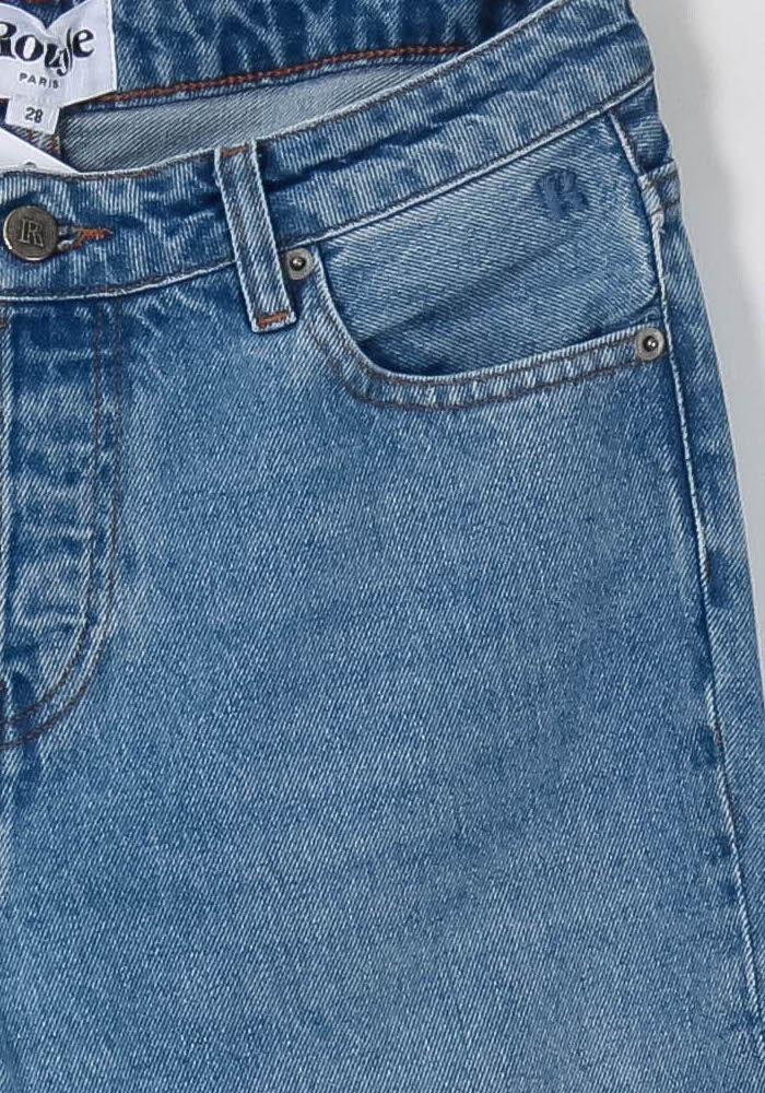 Jean Évasé Bleu - Taille M/38 - Image 3