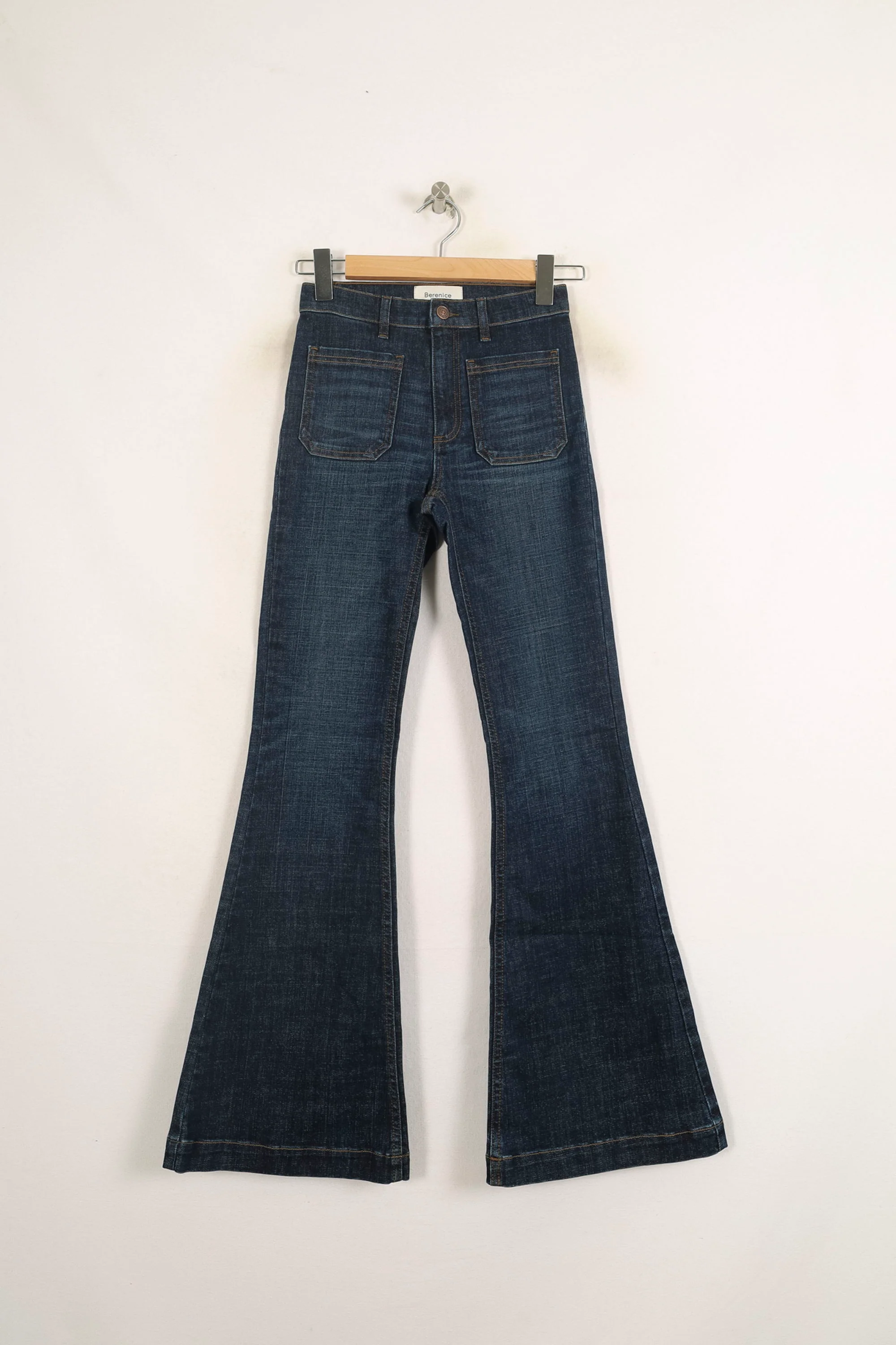 Jean Évasé Bleu - Taille S/36 - Image 2