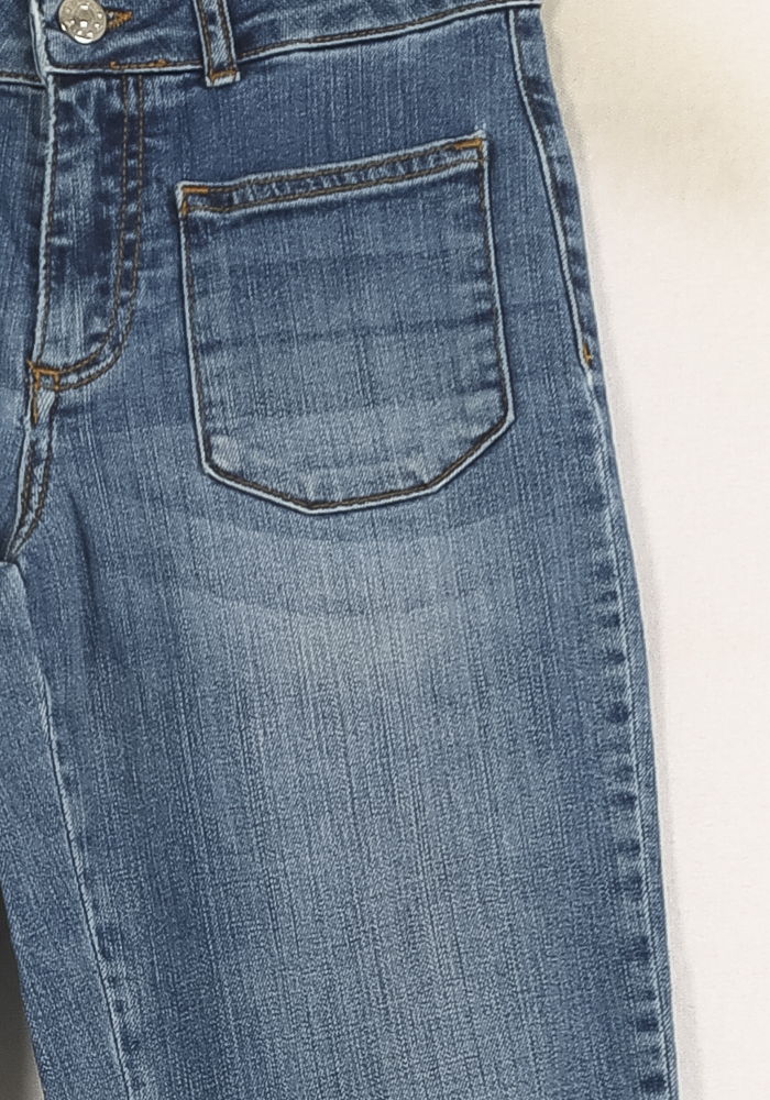 Jean Évasé Bleu - Taille XS/34 - Image 3