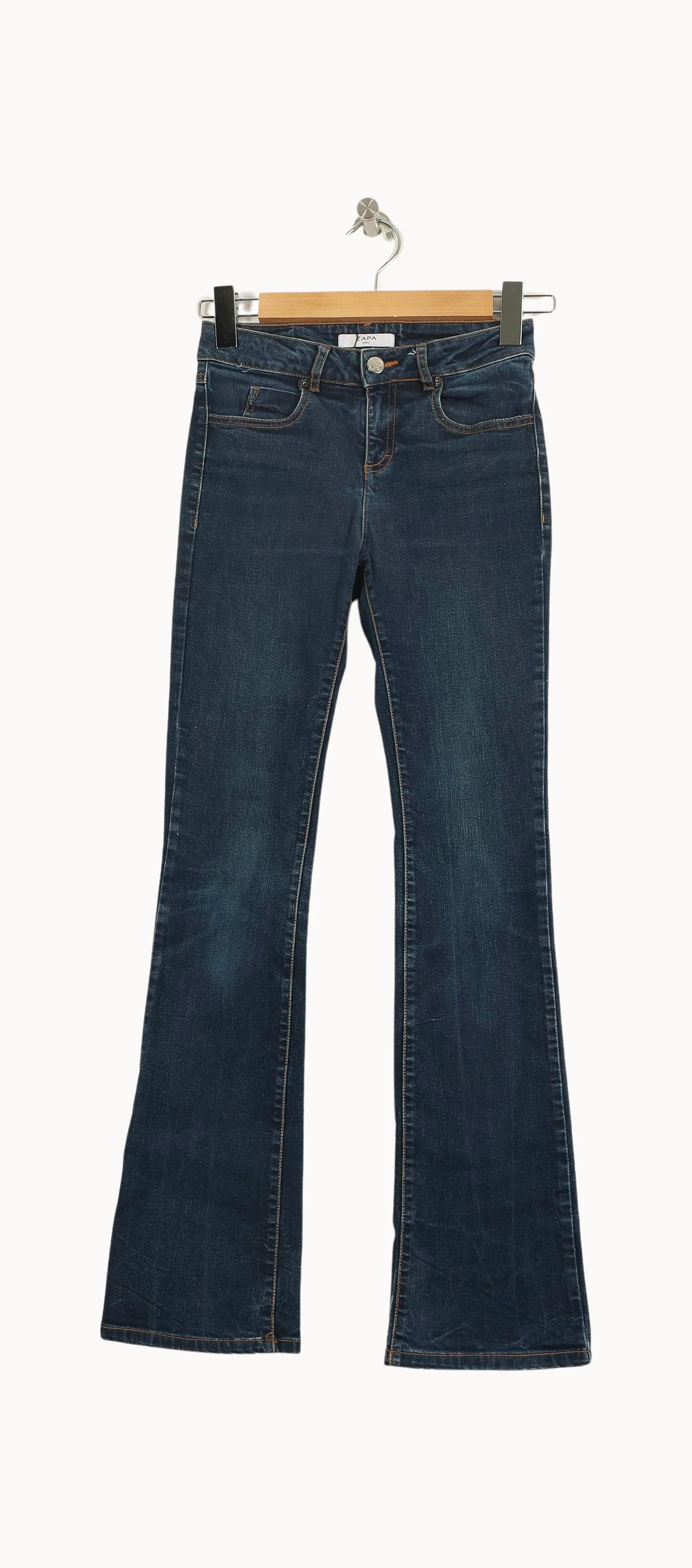 Jean Évasé Bleu - Taille XS/34 - Image 2
