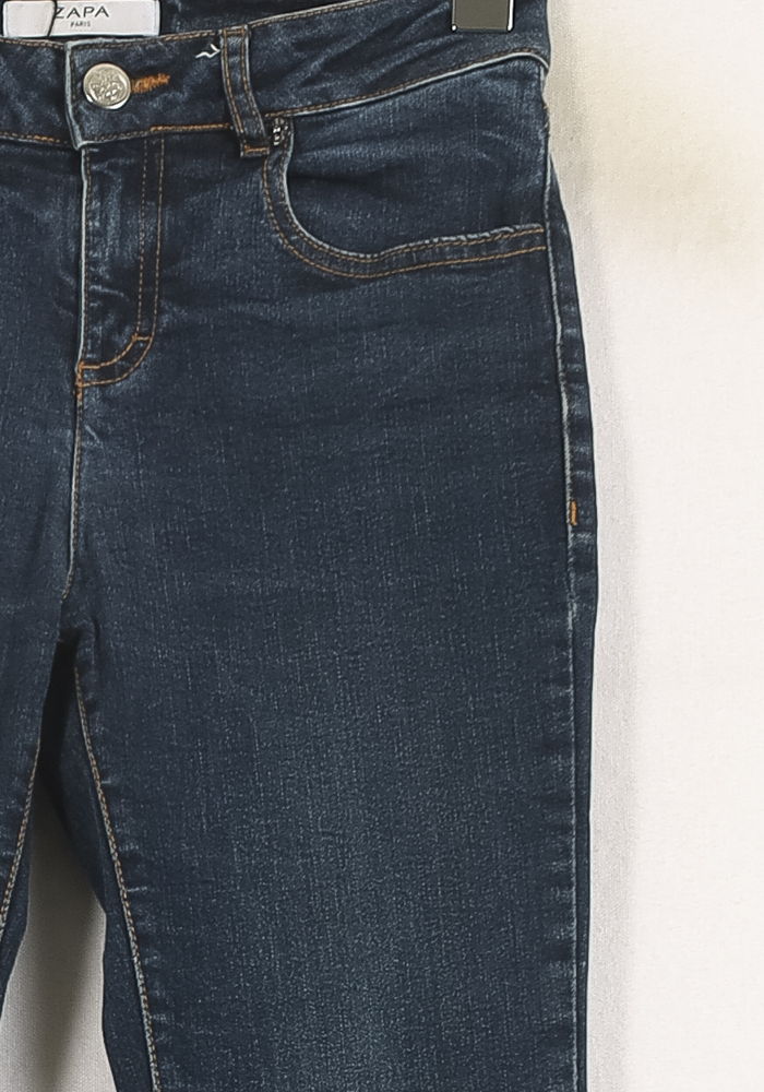 Jean Évasé Bleu - Taille XS/34 - Image 3