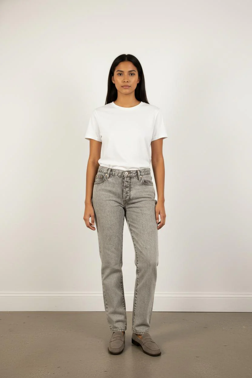 Jean Gris - Taille S/36