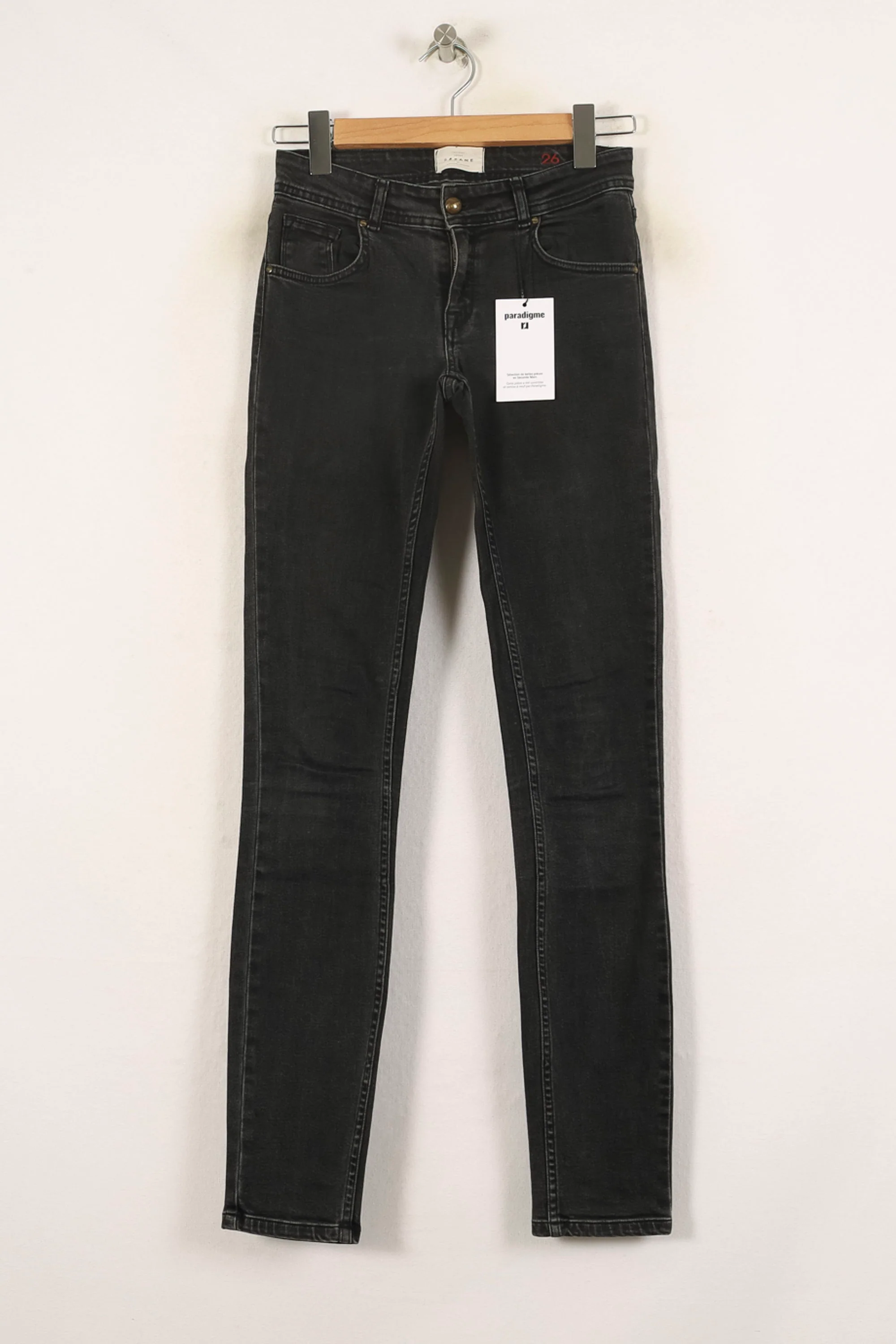 Jean Gris - Taille S/36 - Image 2