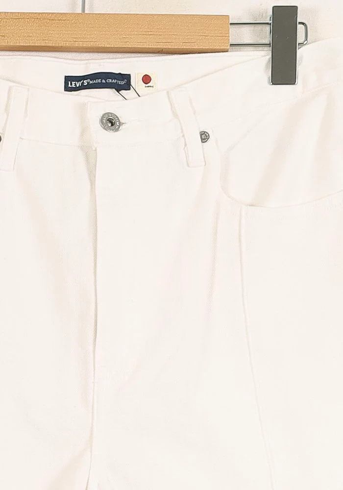 Jean Large Blanc - Taille L/40 - Image 3