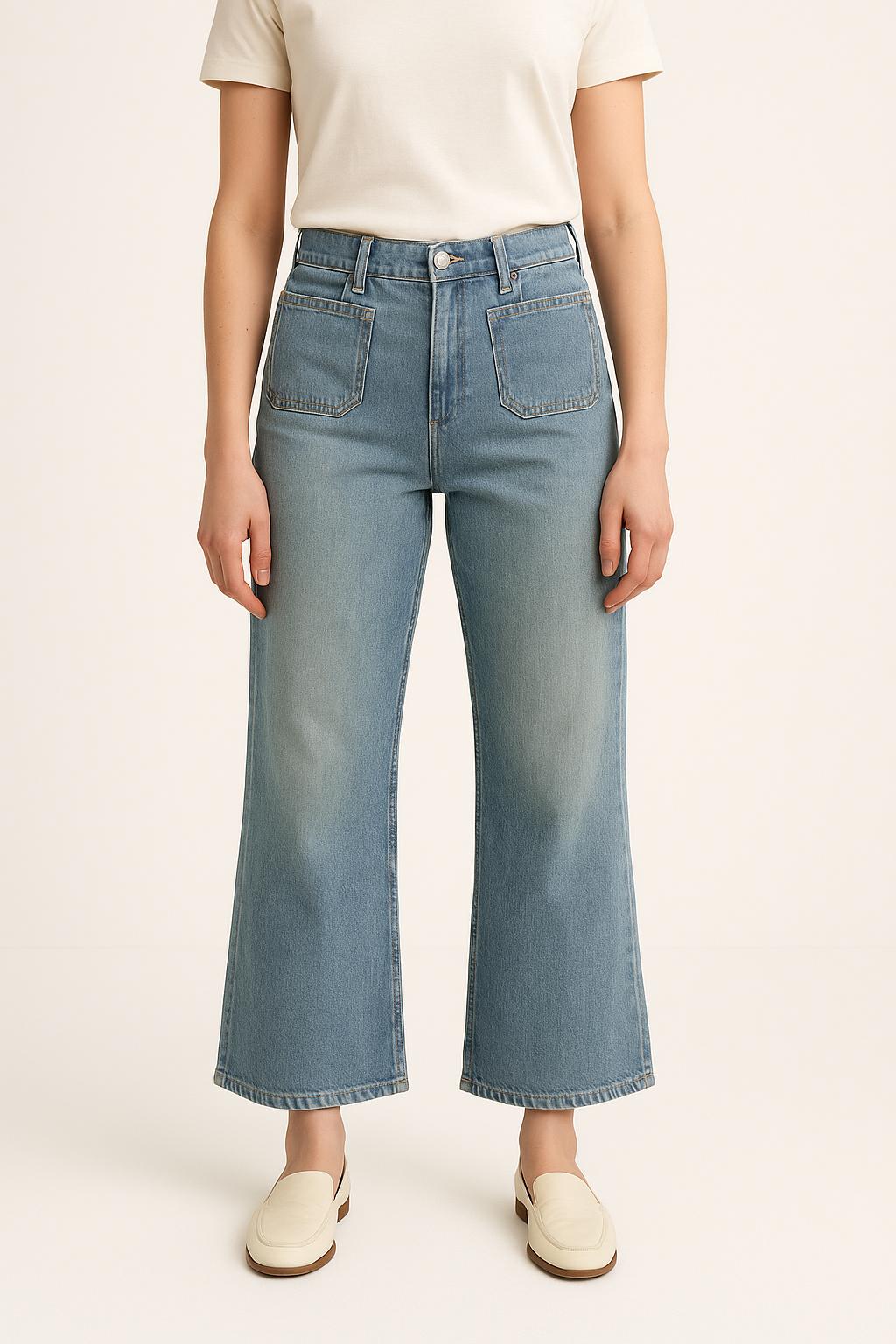 Jean Large Bleu - Taille M/38