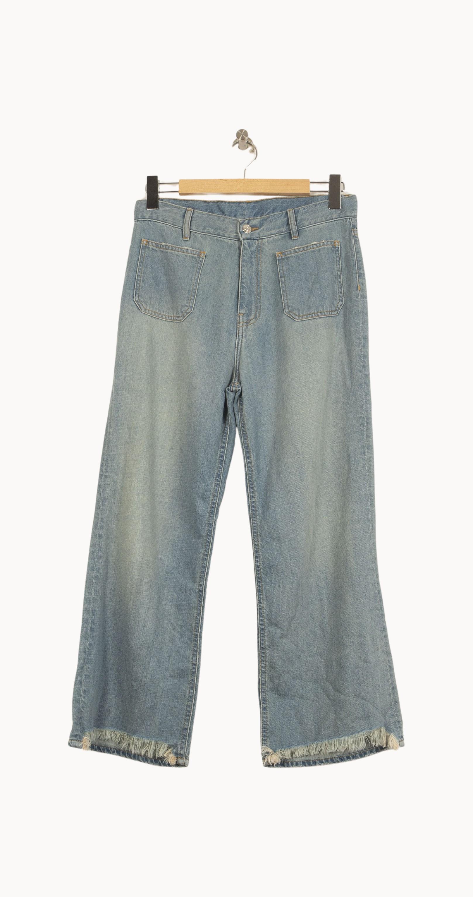 Jean Large Bleu - Taille M/38 - Image 2