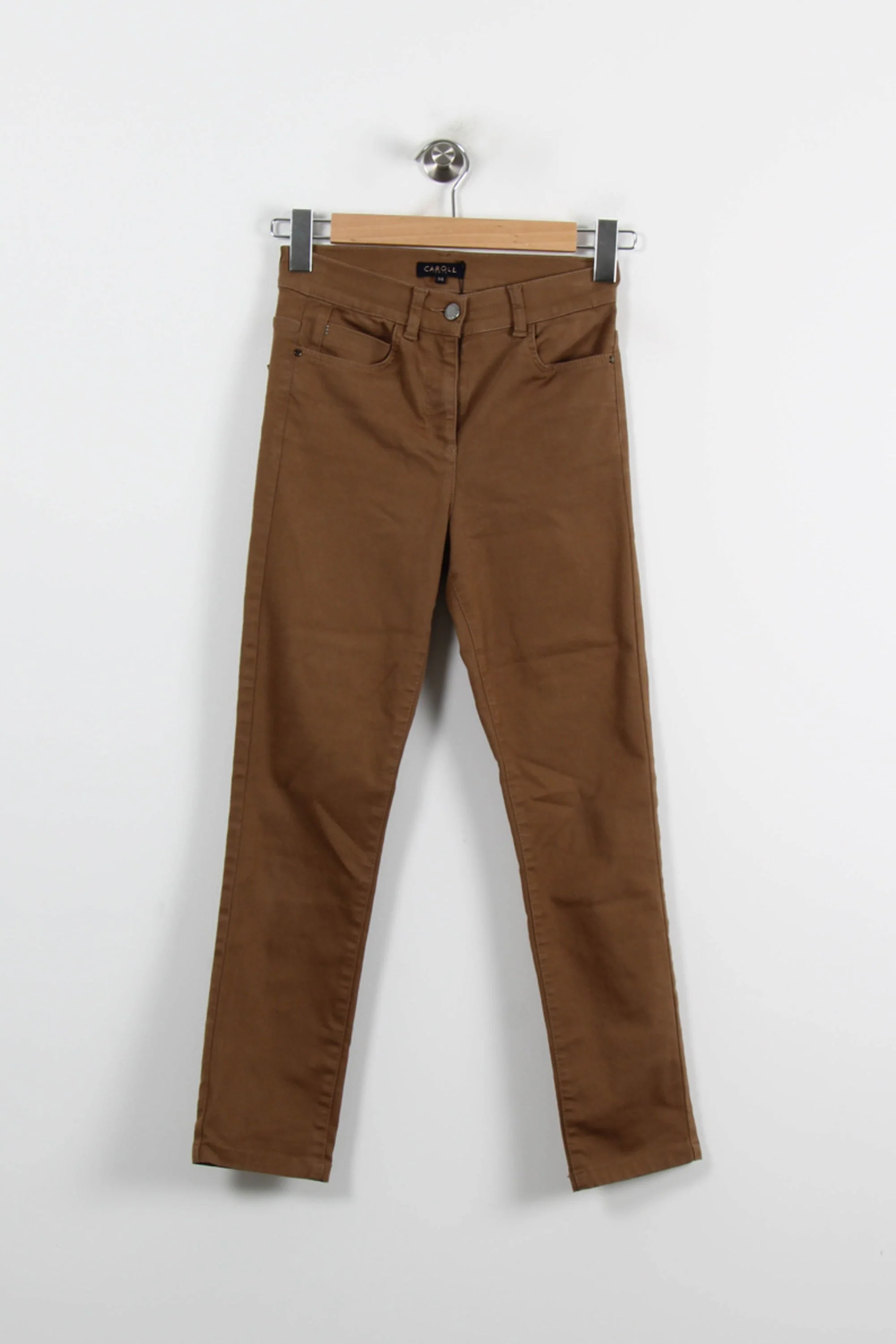 Jean Marron - Taille XS/34 - Image 2