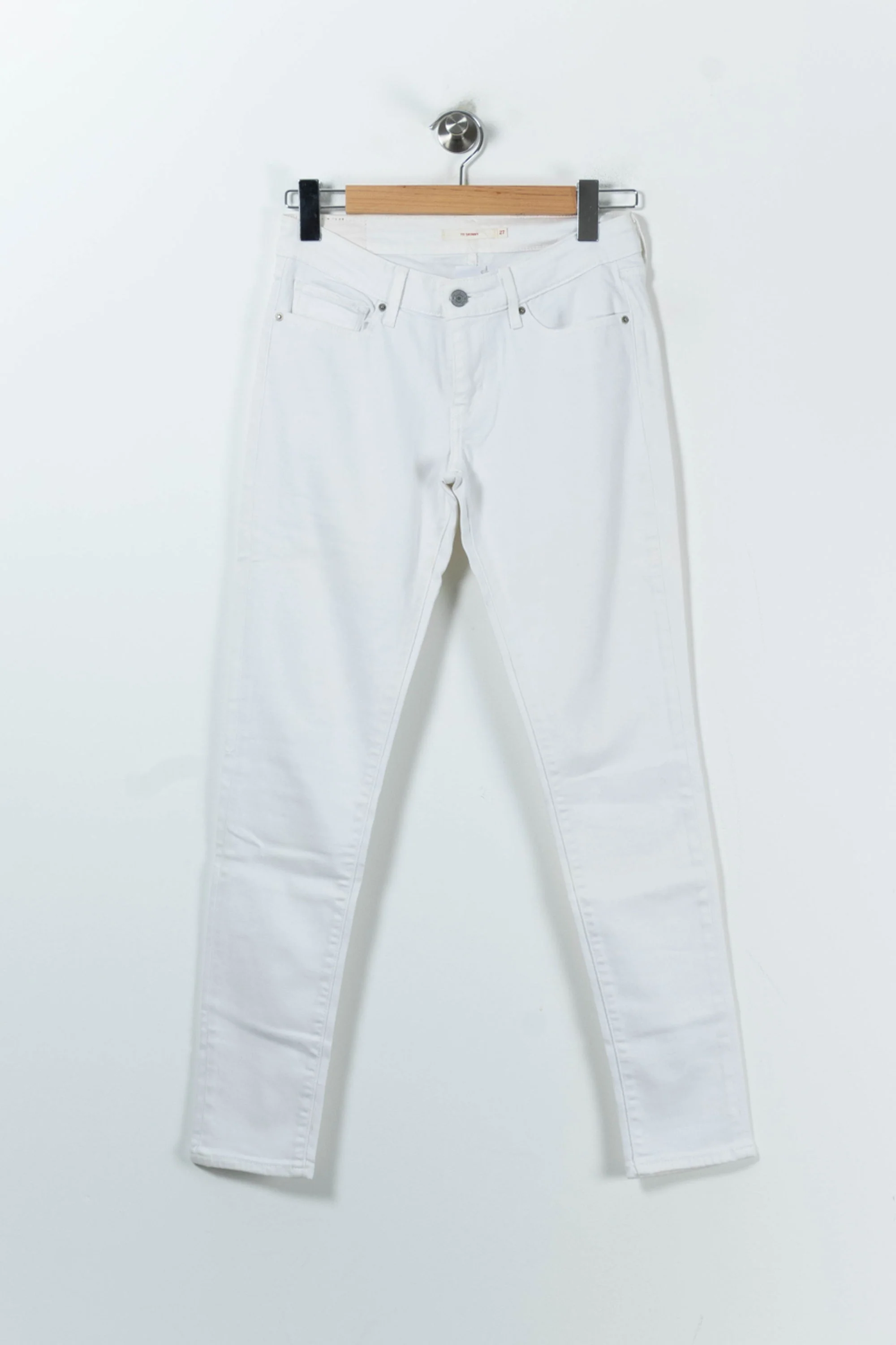 Jean Skinny Blanc - Taille S/36 - Image 2