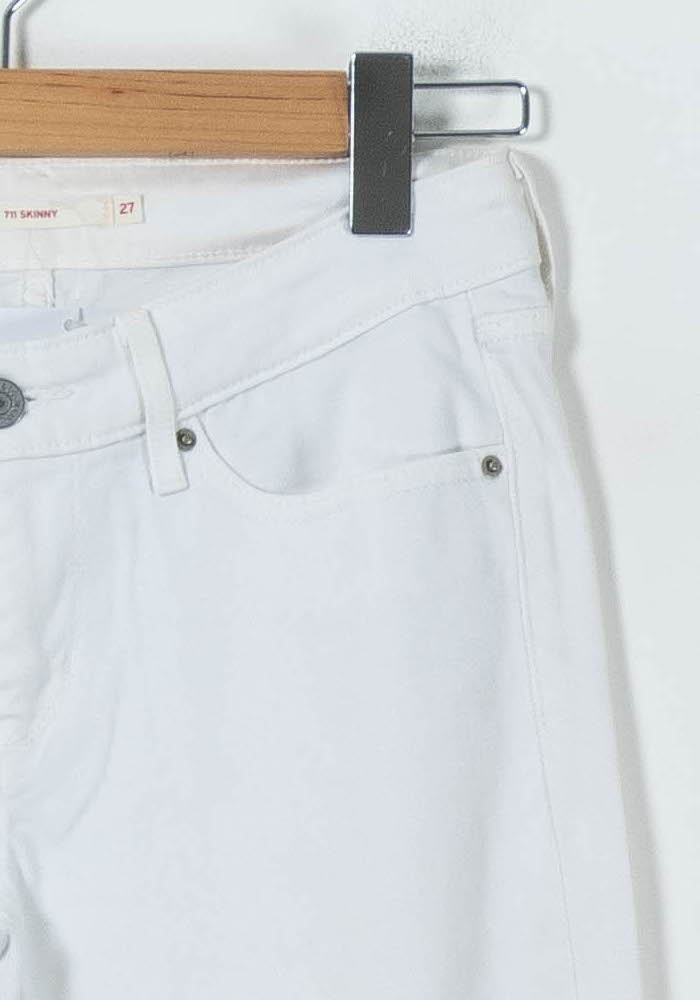 Jean Skinny Blanc - Taille S/36 - Image 3