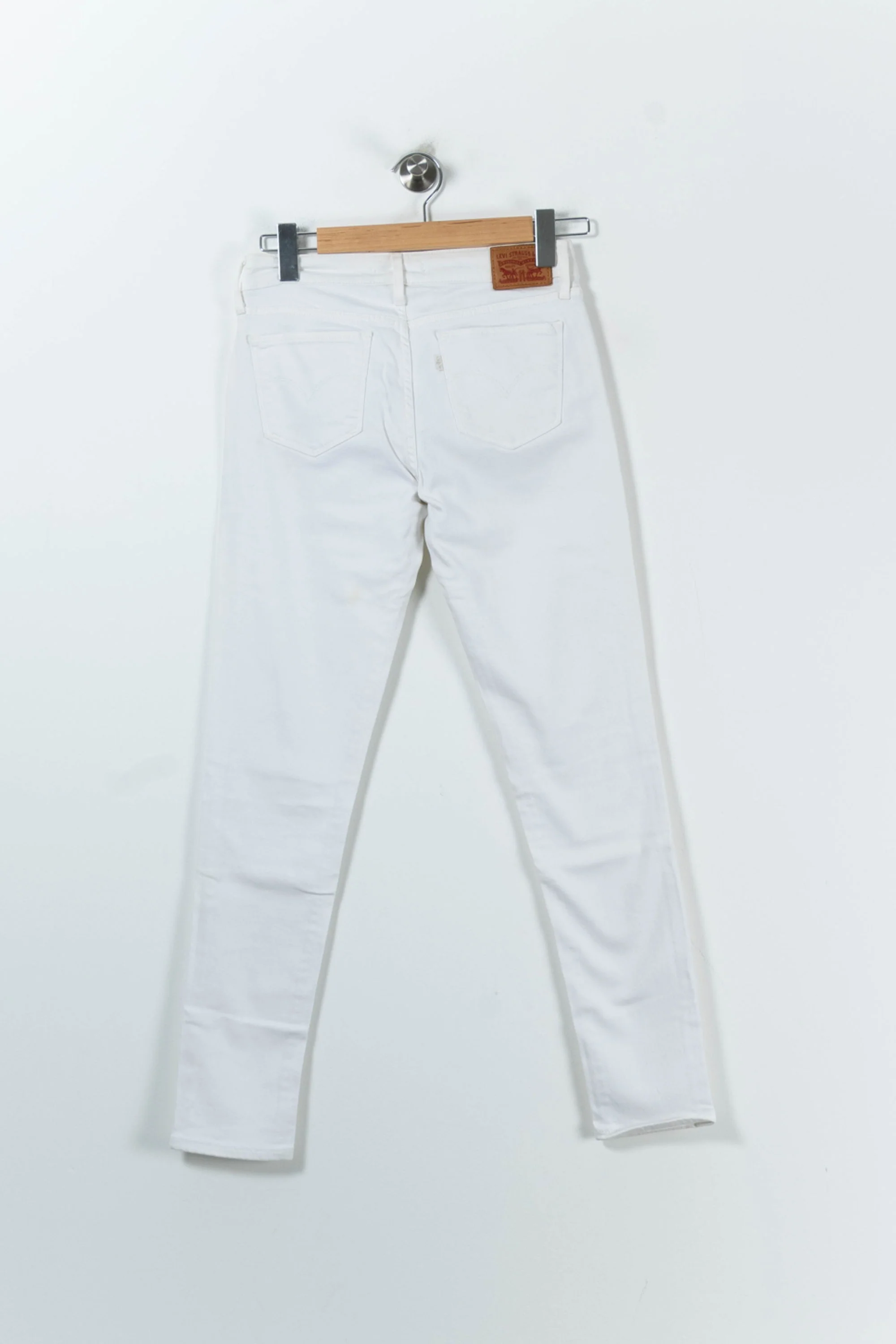 Jean Skinny Blanc - Taille S/36 - Image 4