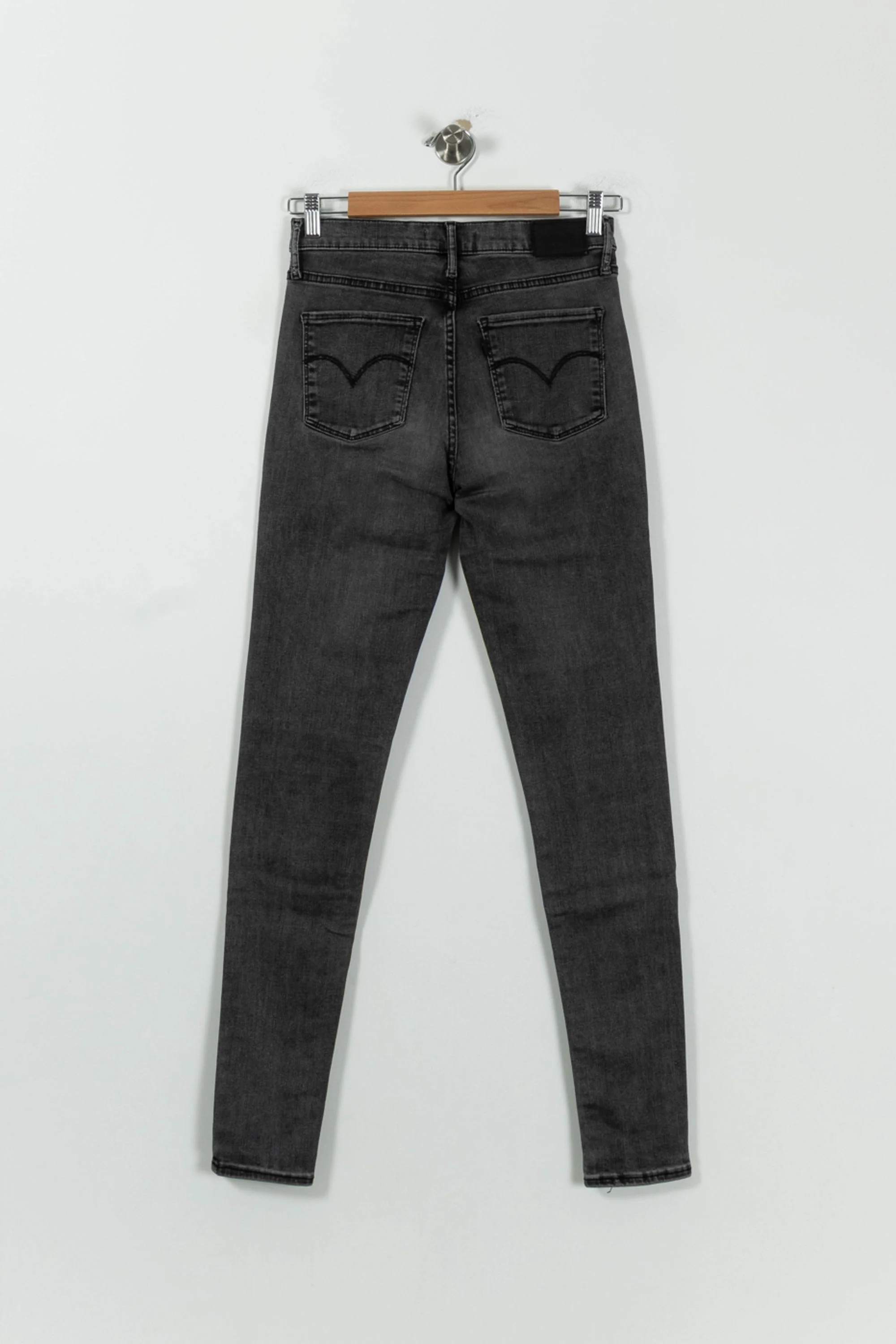 Jean Skinny Gris - Taille M/38 - Image 4