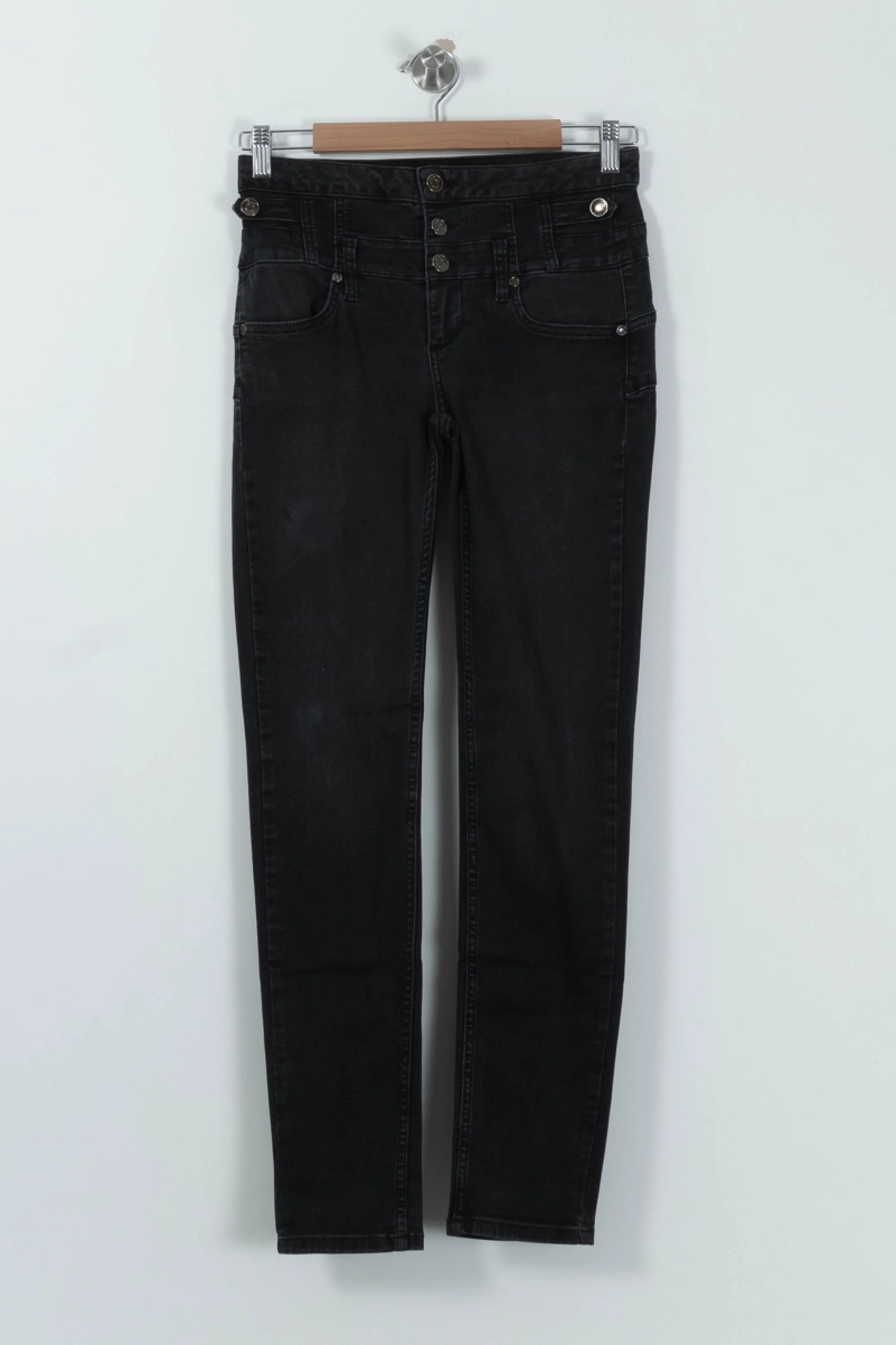 Jean Skinny Gris - Taille M/38 - Image 2