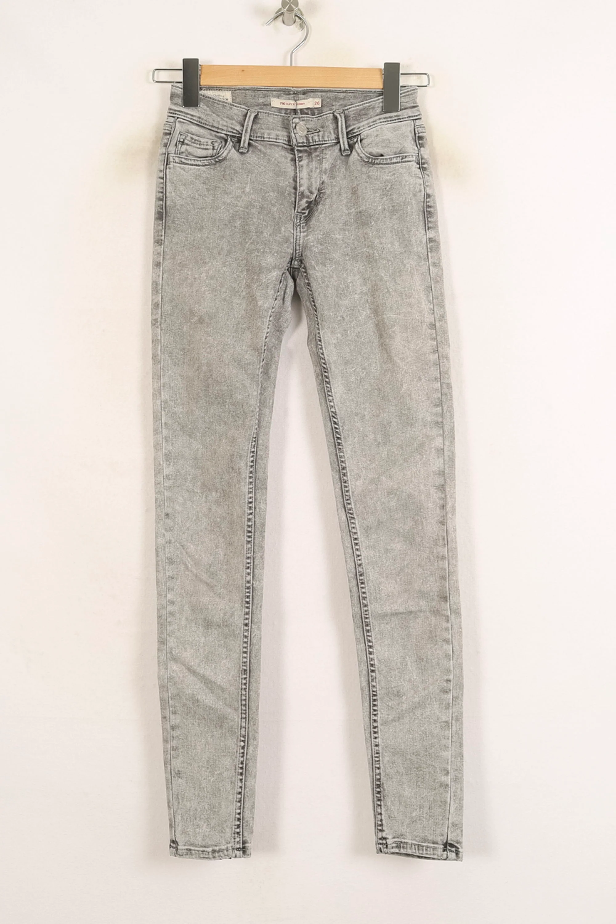Jean Skinny Gris - Taille S/36 - Image 2