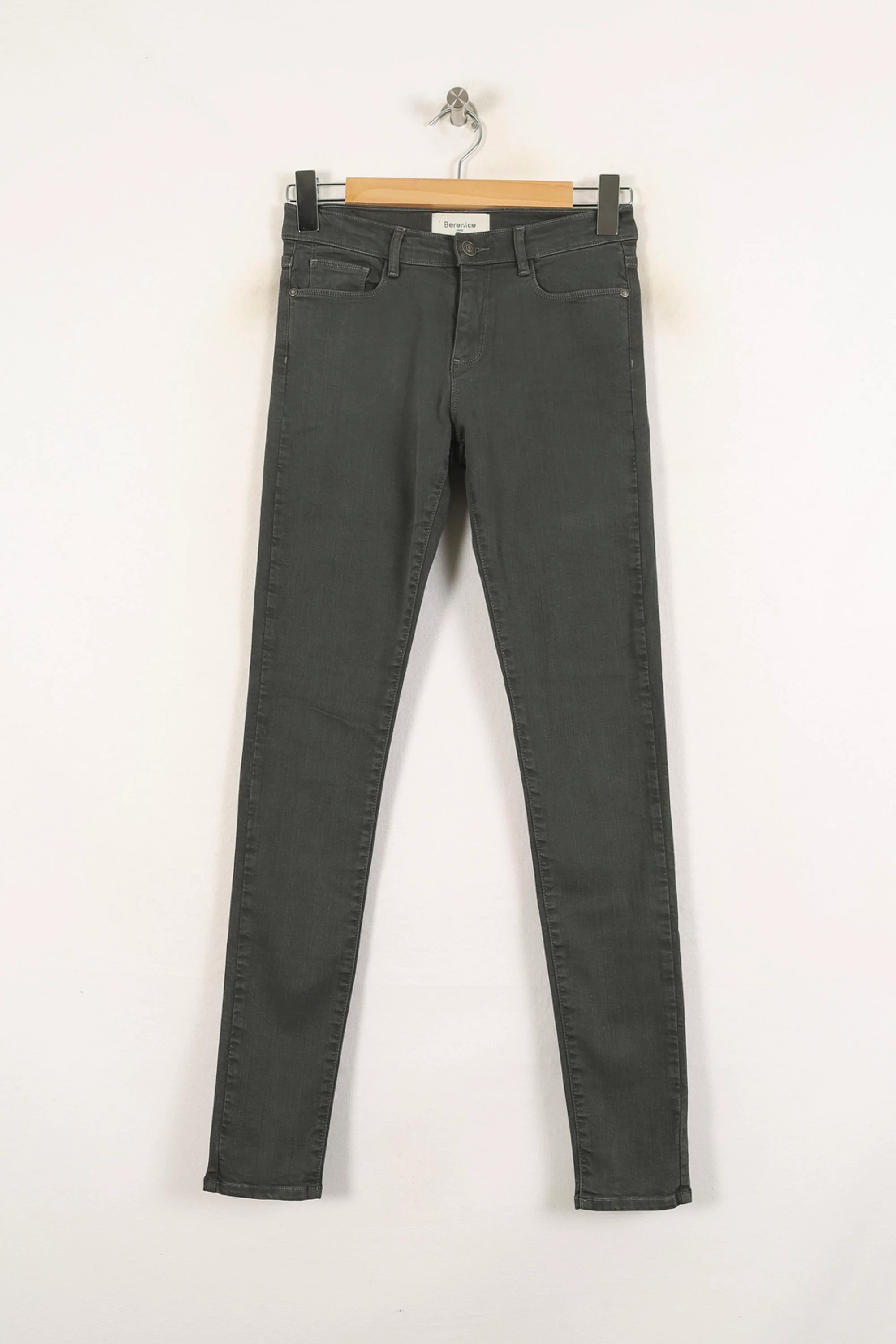 Jean Skinny Gris - Taille S/36 - Image 2