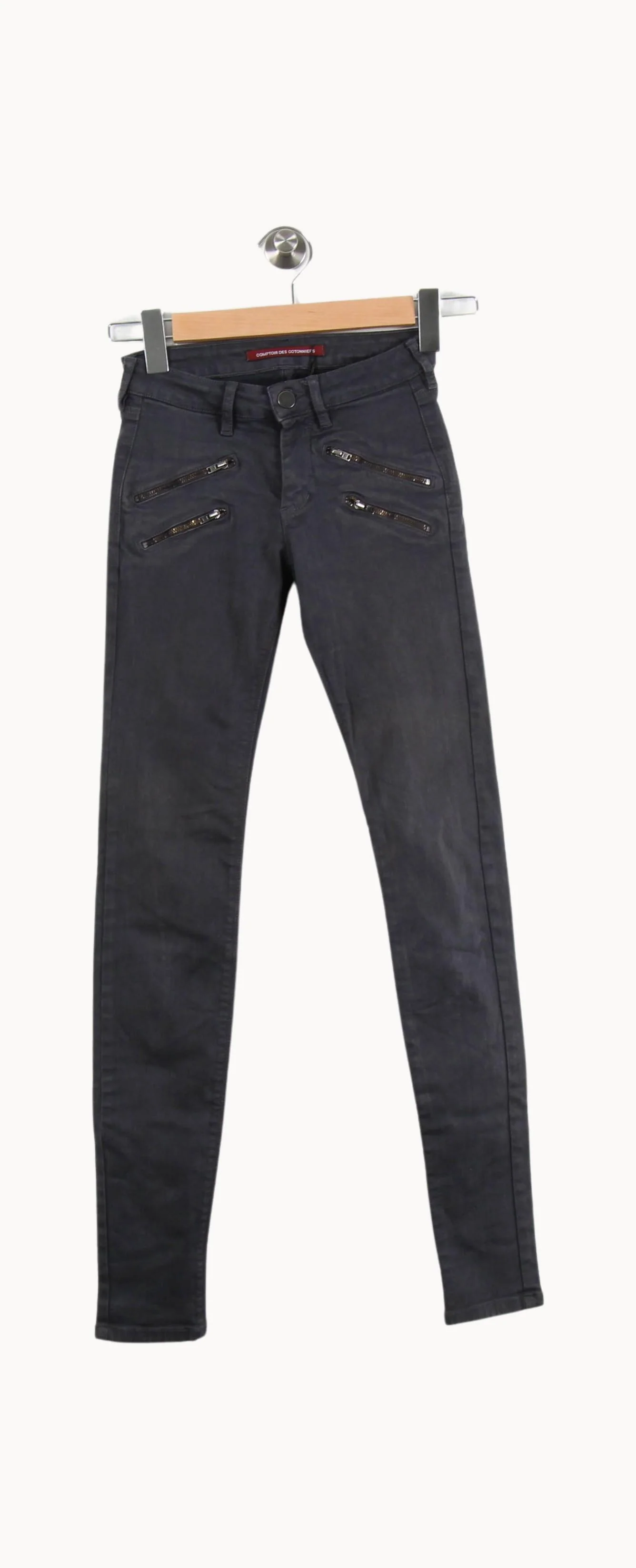 Jean Skinny Gris - Taille XS/34 - Image 2