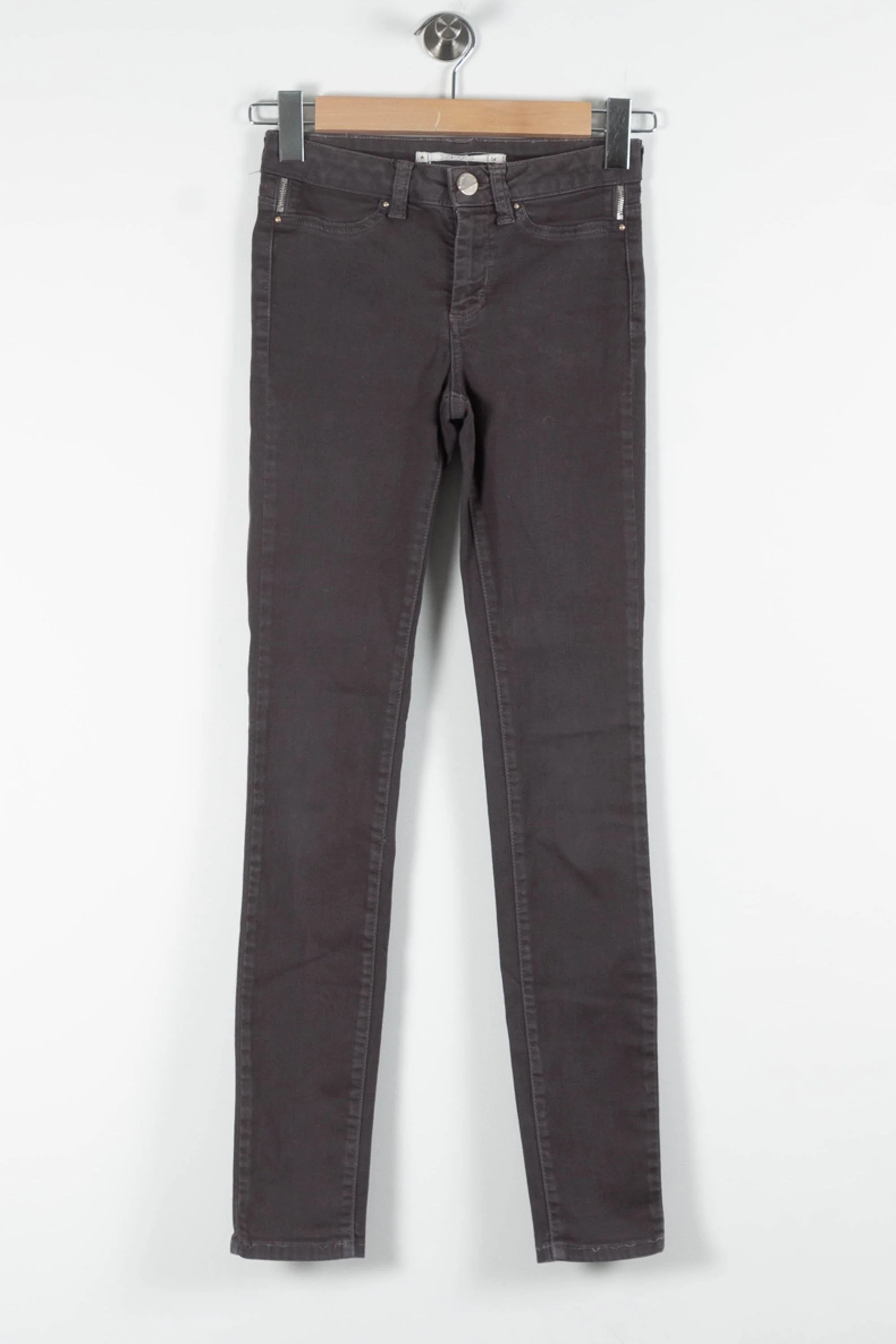 Jean Skinny Gris - Taille XS/34 - Image 2