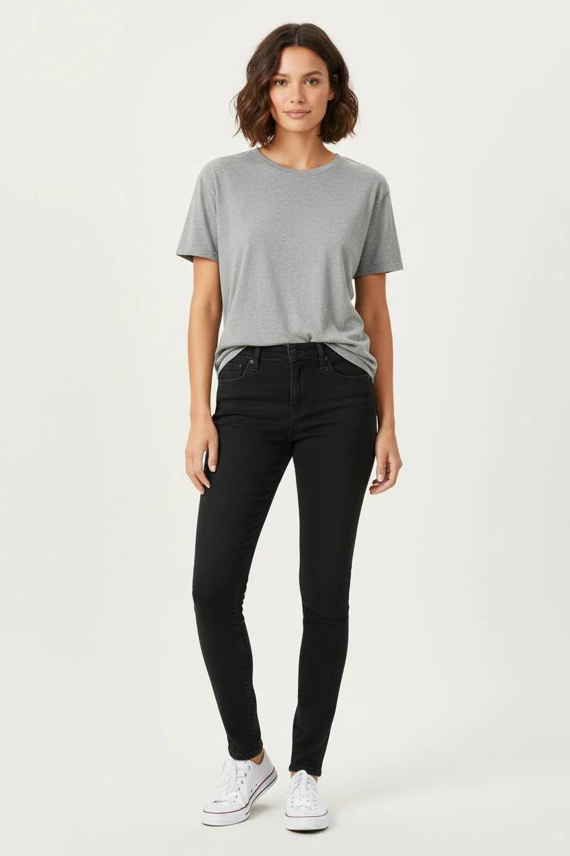 Jean Skinny Noir - Taille L/40