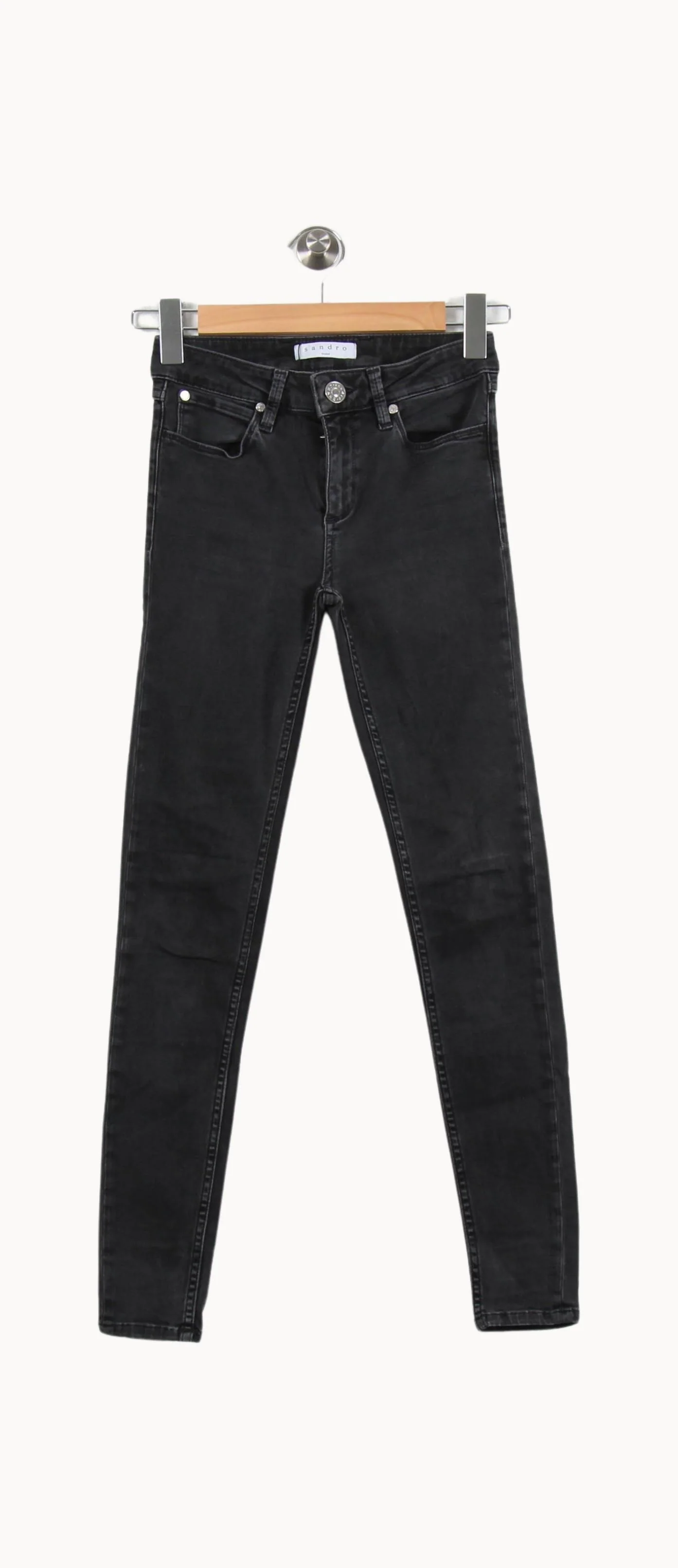 Jean Skinny Noir - Taille XS/34 - Image 2