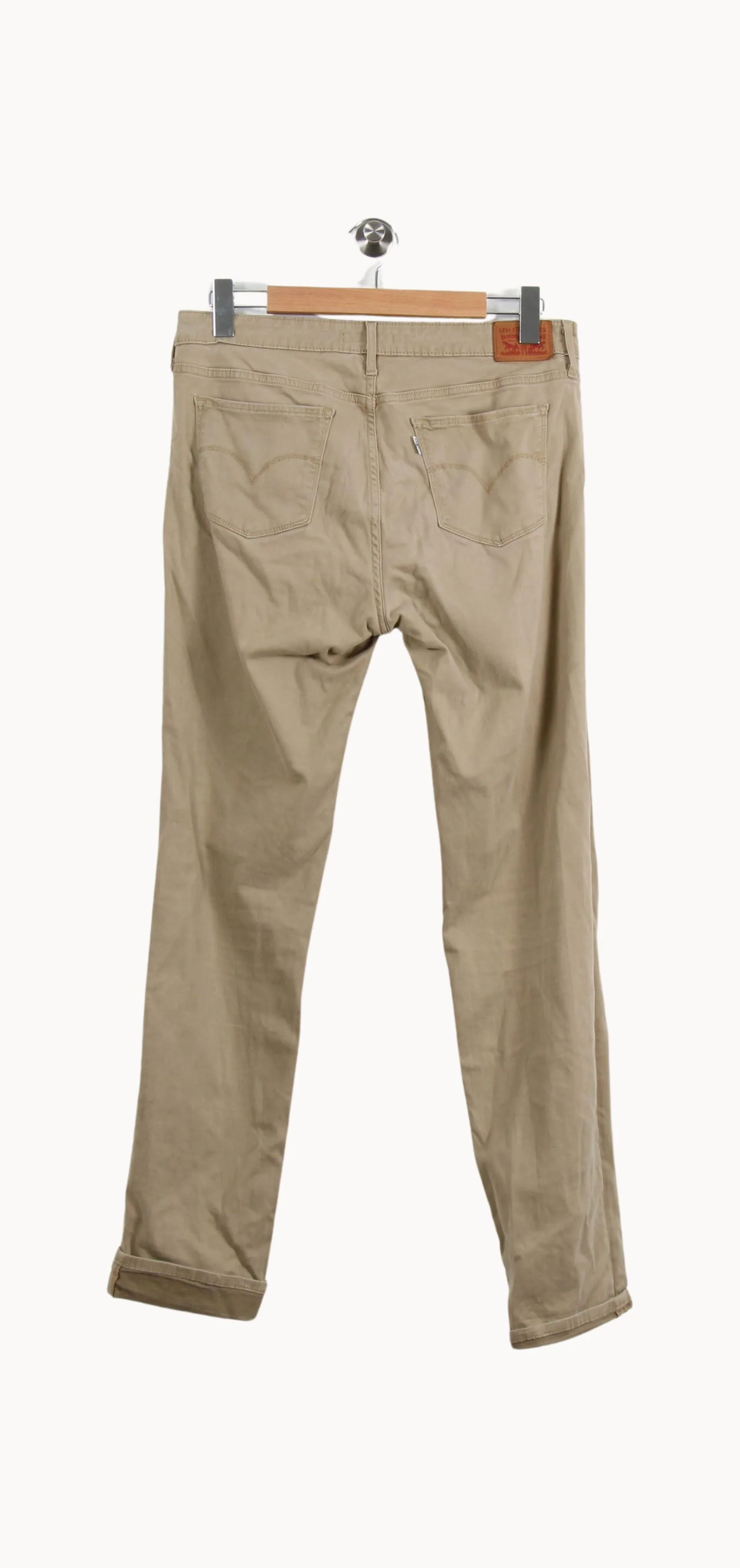 Jean Slim Beige - Taille XL/42 - Image 4