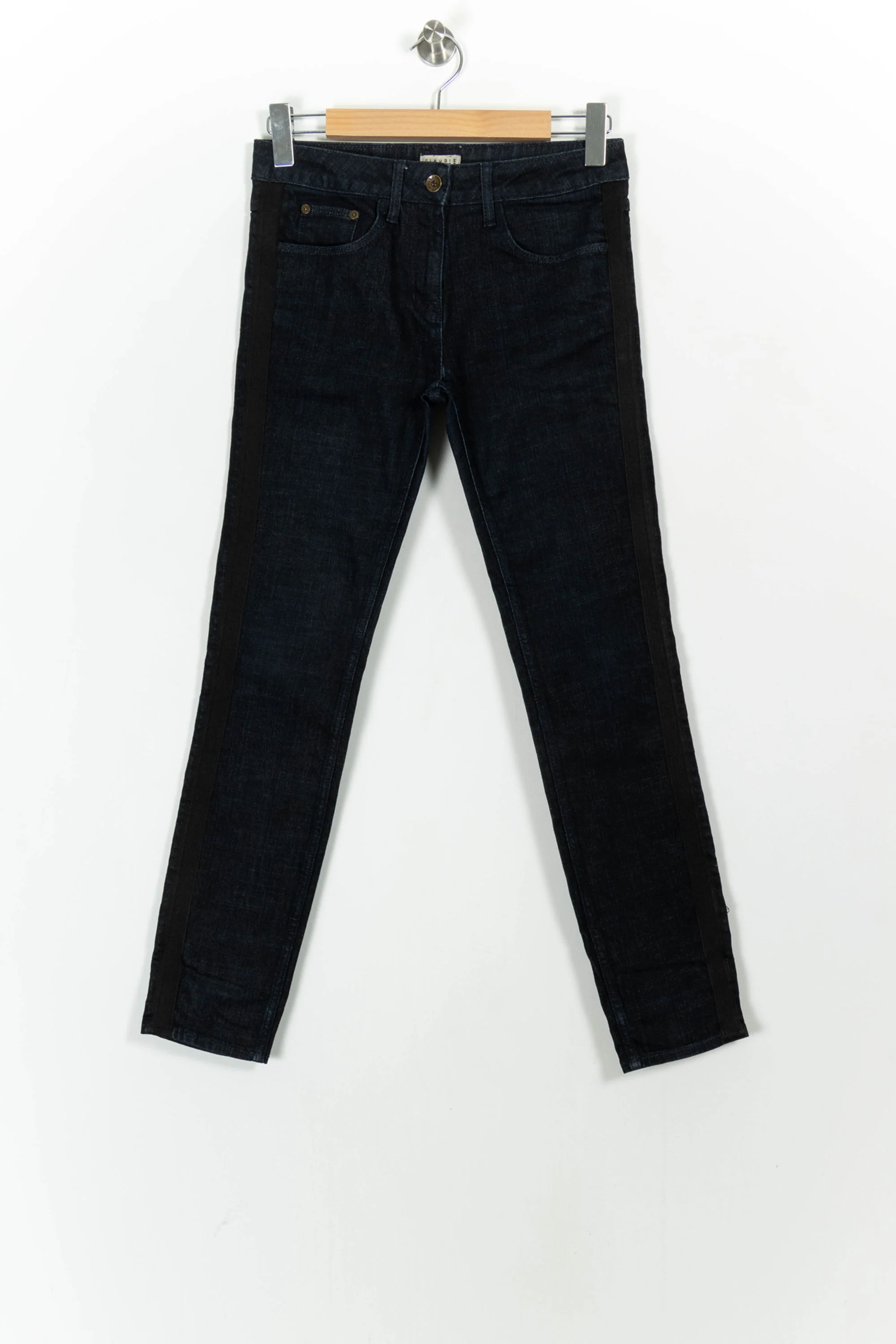 Jean Slim Bleu et Noir - Taille S/36 - Image 2
