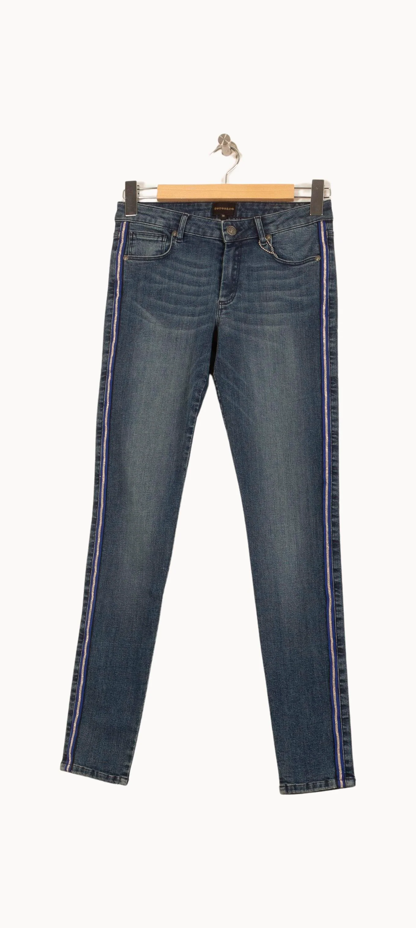 Jean Slim Bleu - Taille S/36 - Image 2