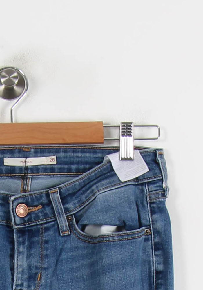 Jean Slim Bleu - Taille S/36 - Image 3