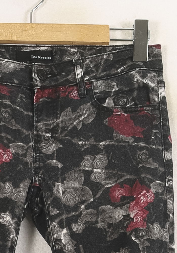 Jean Slim Noir et Rouge - Taille S/36 - Image 3