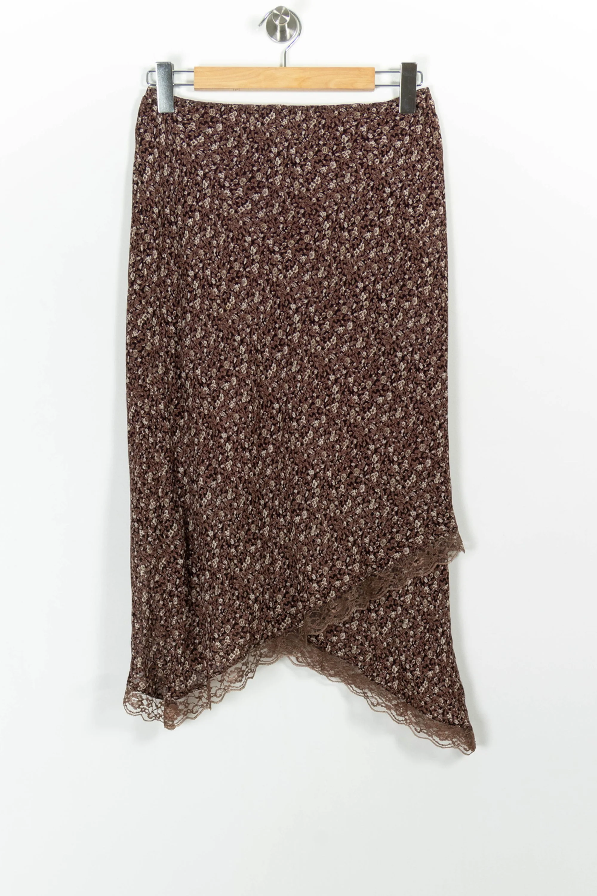 Jupe Asymétrique Marron - Taille L/40 - Image 2