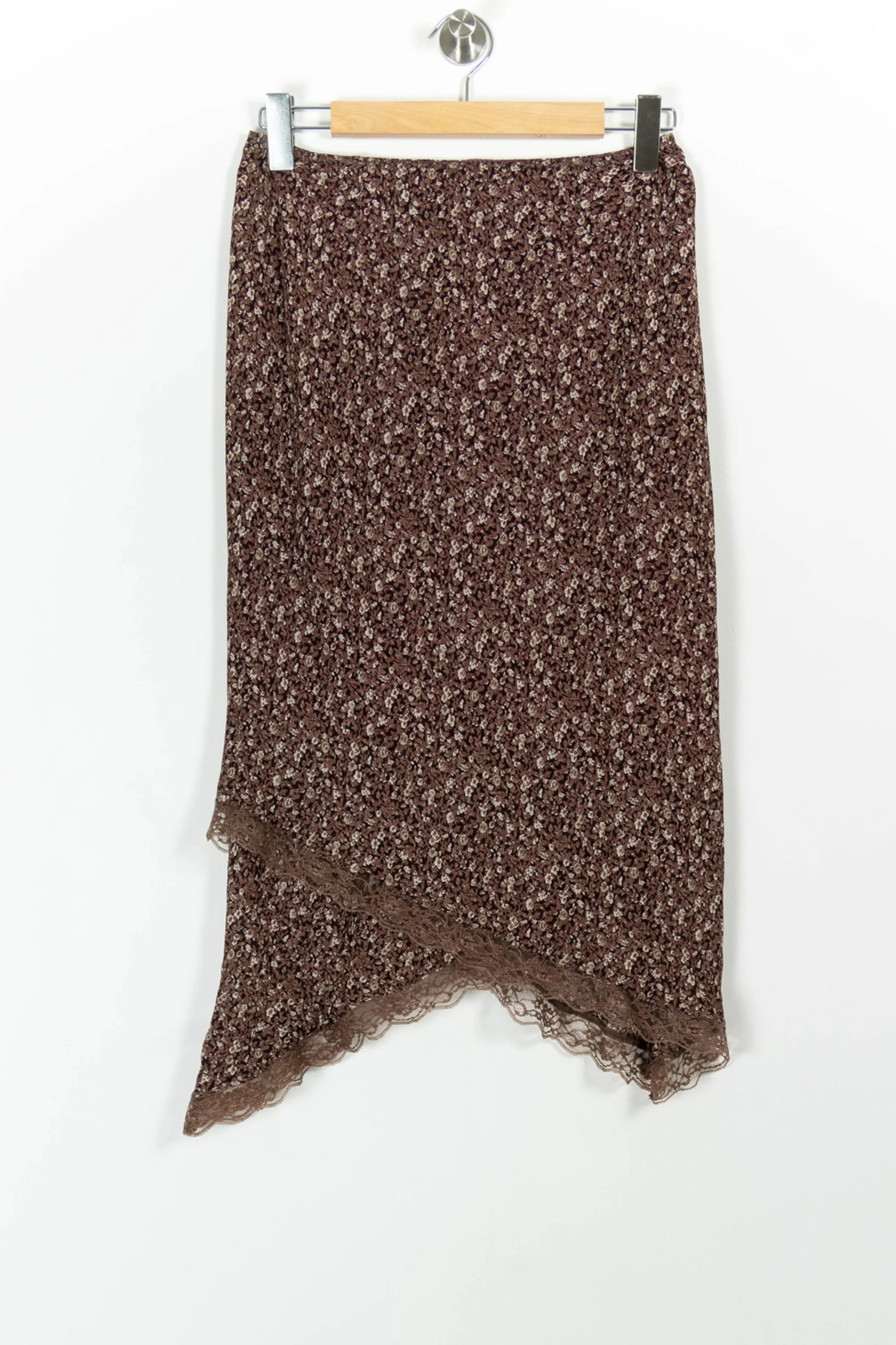 Jupe Asymétrique Marron - Taille L/40 - Image 4