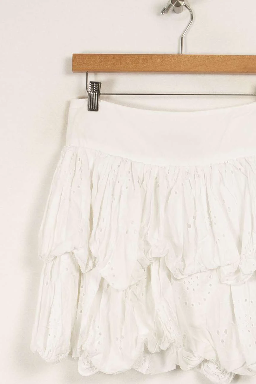 Jupe blanche - Taille M/38 - Image 3