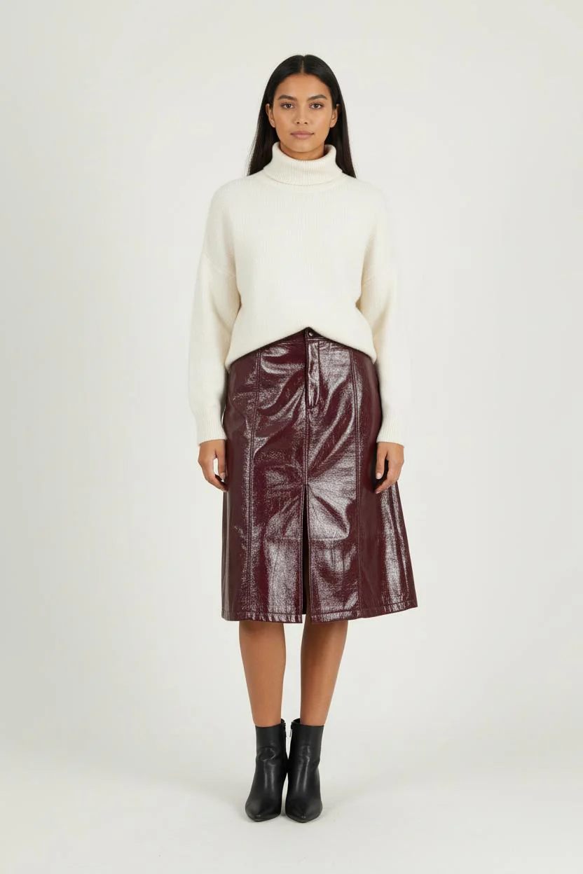 Jupe Bordeaux - Taille S/36