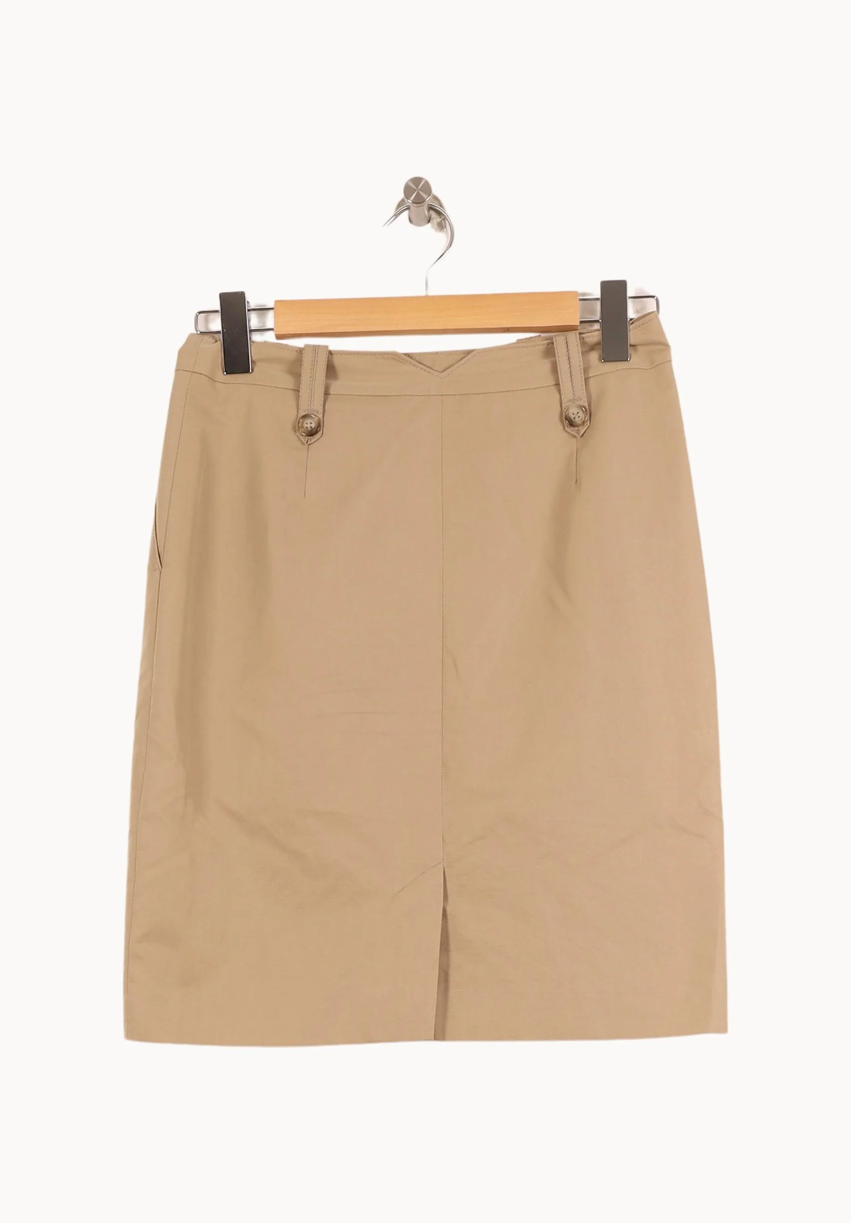 Jupe Boutonnée Beige - Taille S/36 - Image 4