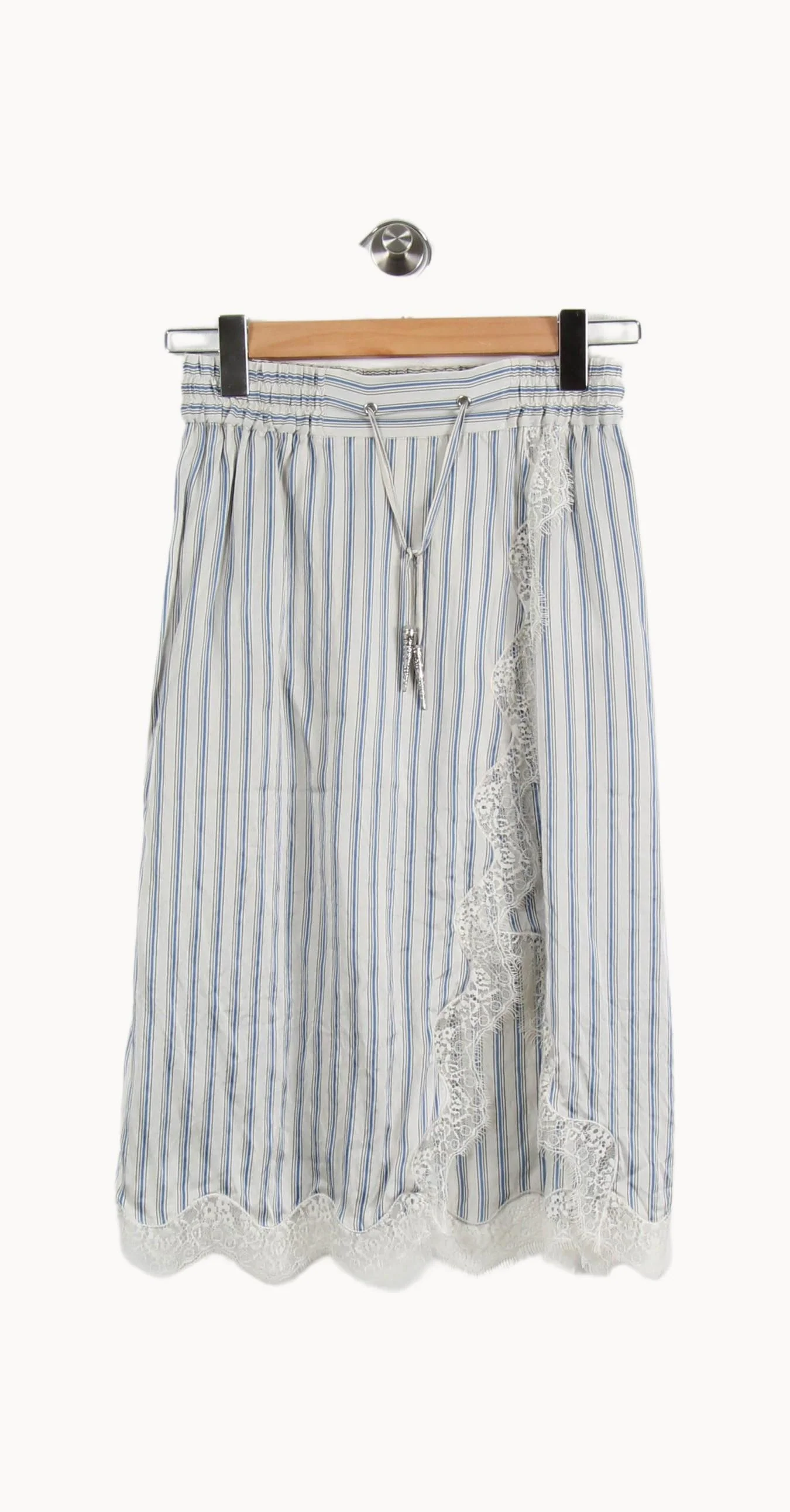 Jupe Courte Bleu et Blanche - Taille S/36 - Image 2