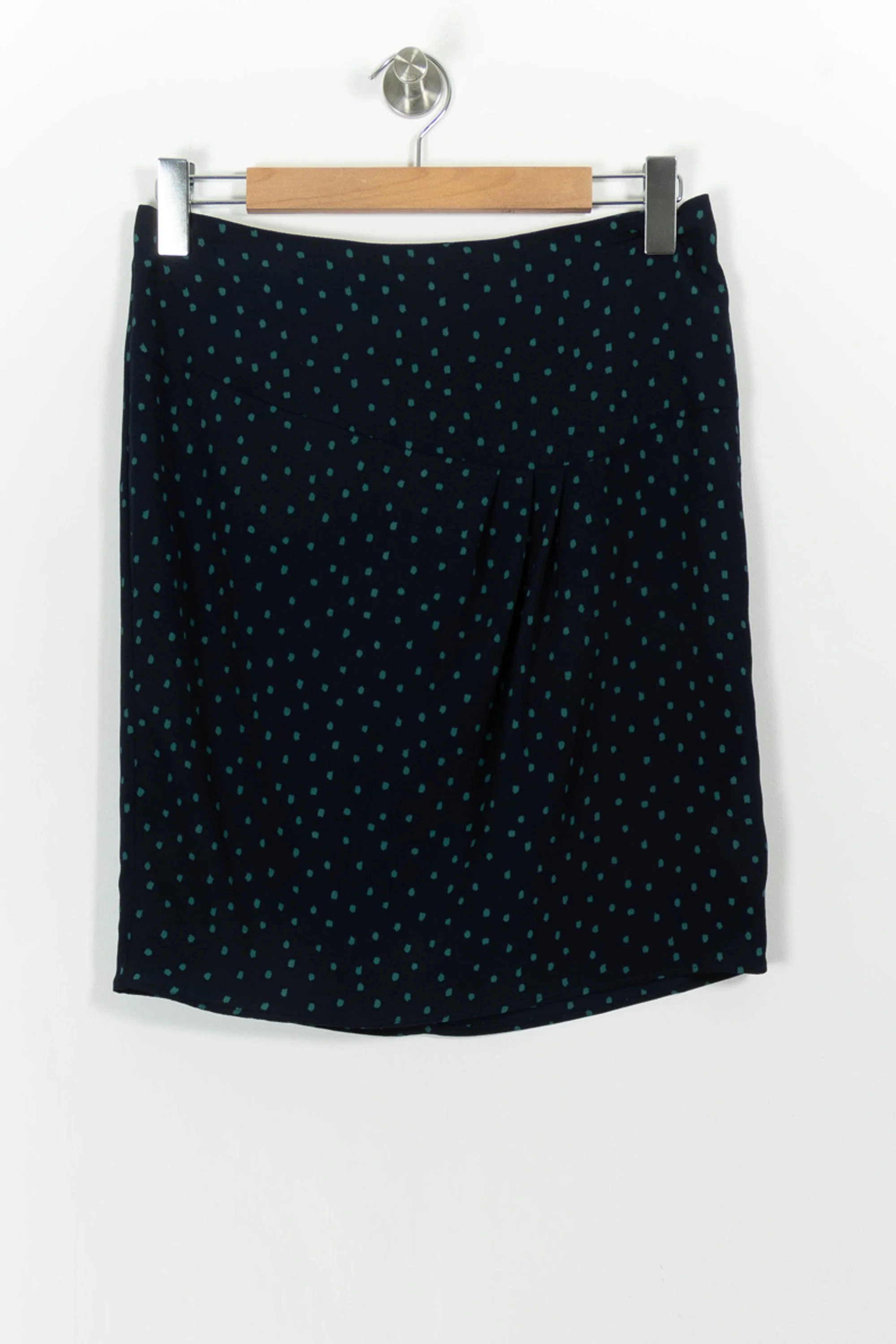 Jupe Courte Bleue à Pois - Taille M/38 - Image 2